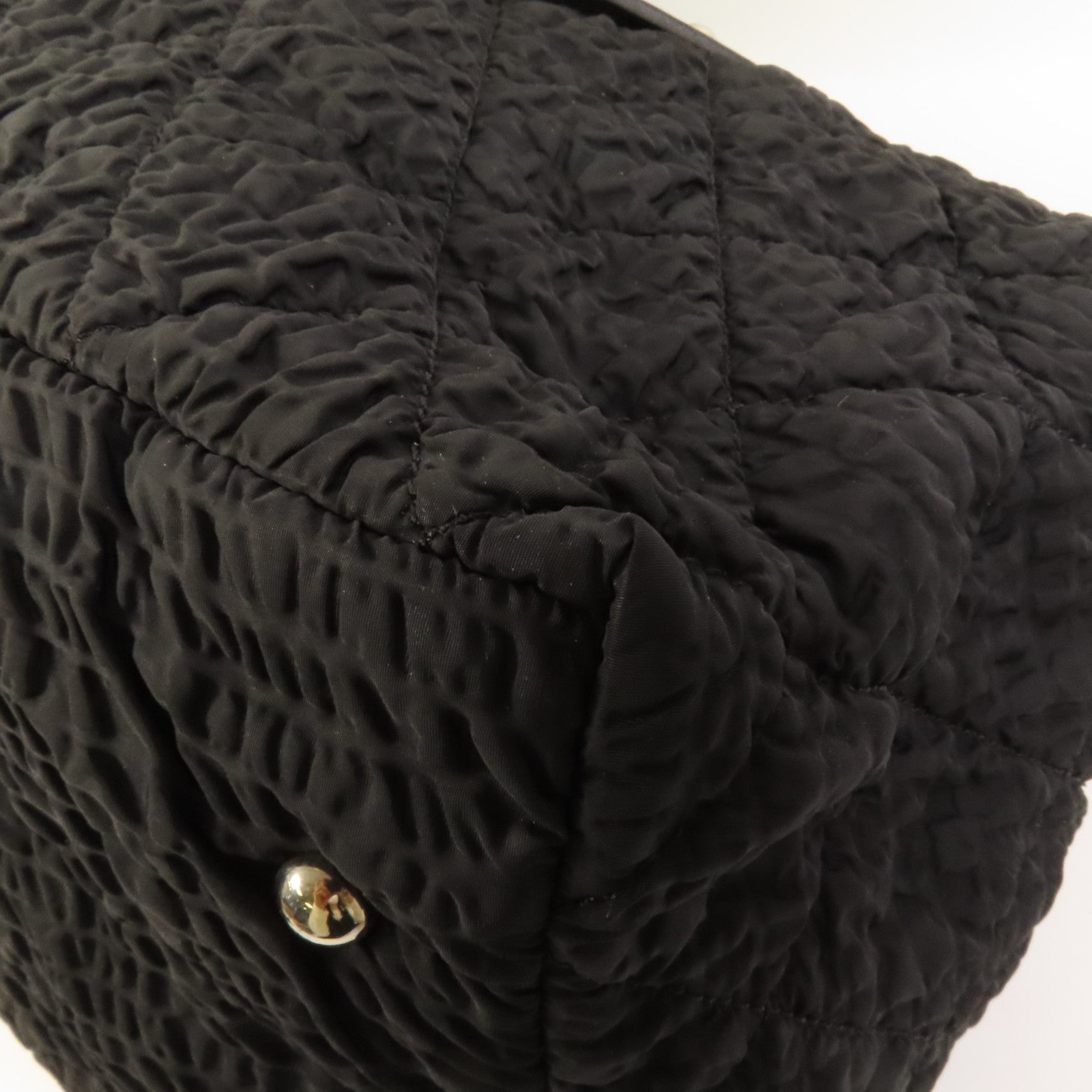 CHANEL 尼龍Pre-Owned 2009 CC銀扣手挽袋