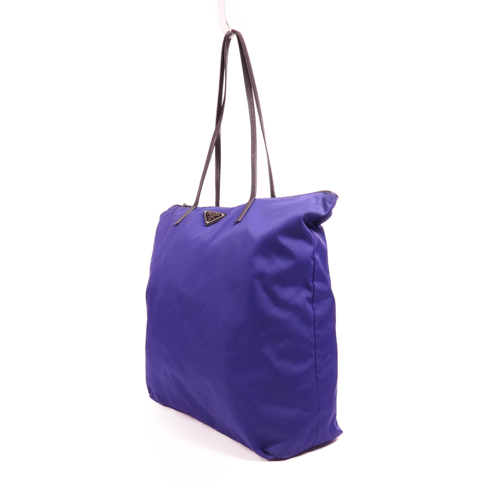 PRADA 尼龍Shoulder Bag銀扣肩背袋