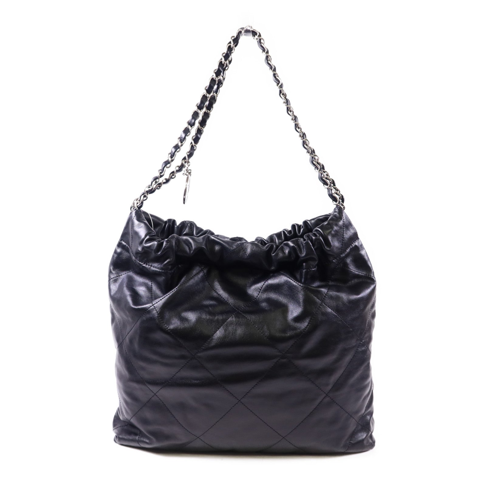 CHANEL 牛皮皮革Chanel 22 Small金扣鏈帶肩背袋