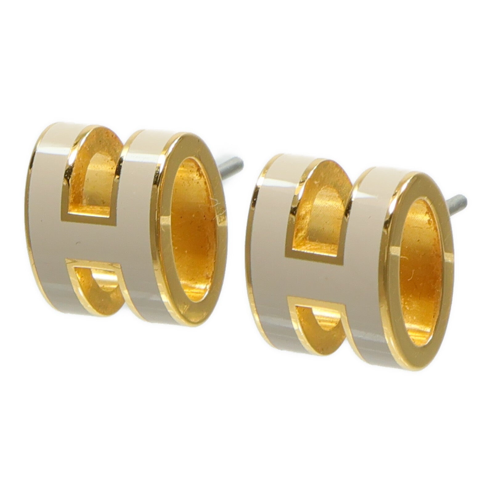 HERMES 金屬/琺瑯Pop H Earrings耳環
