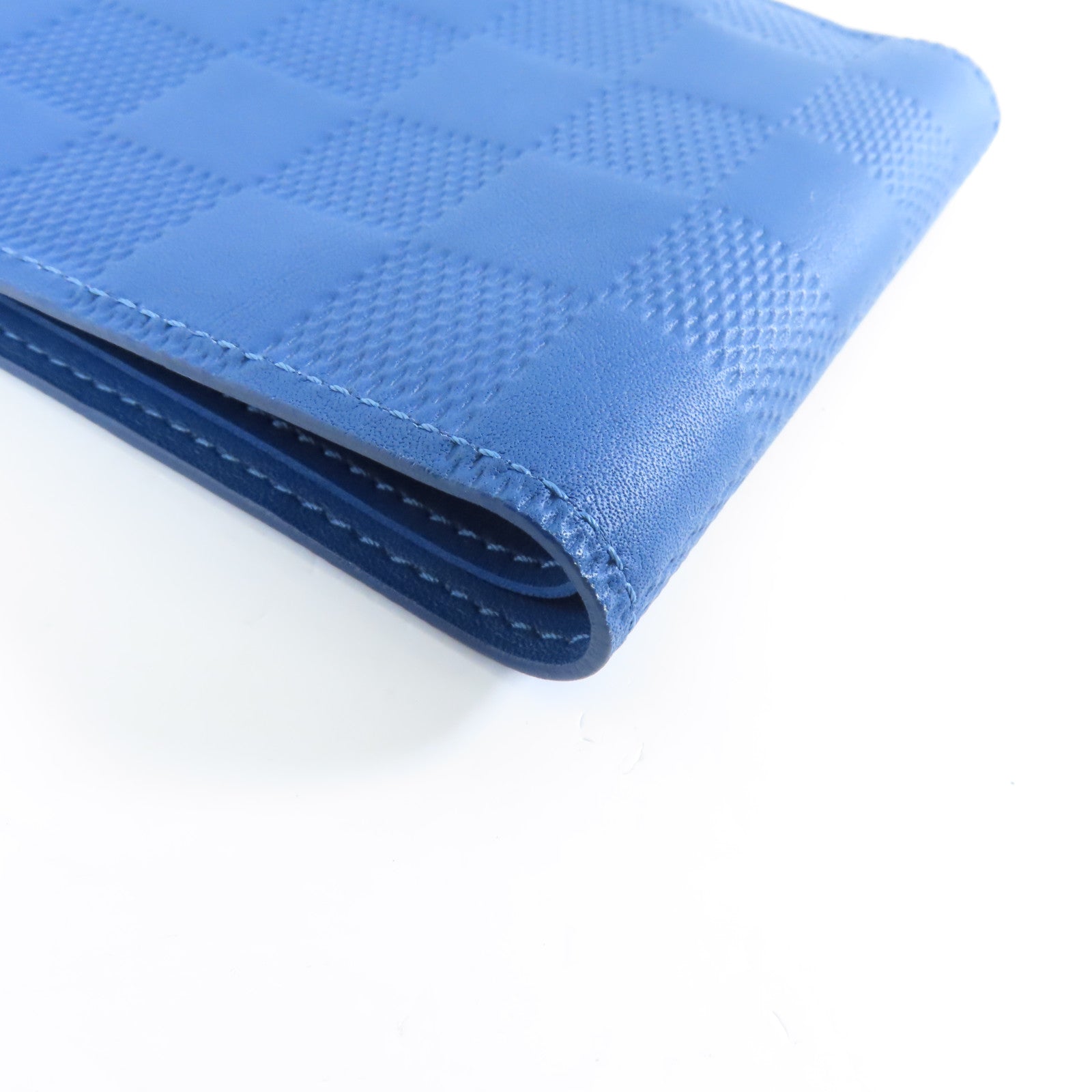 LOUIS VUITTON Damier Infini Multiple Wallet錢包藍色