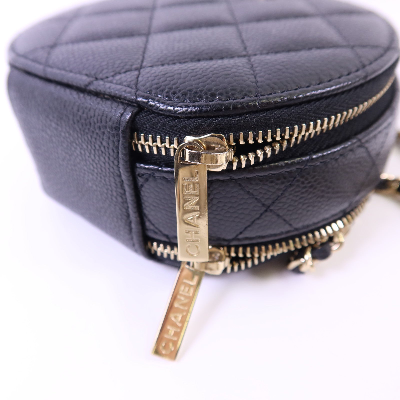 CHANEL 牛皮皮革2 Way Shoulder Bag金扣手挽肩背兩用袋