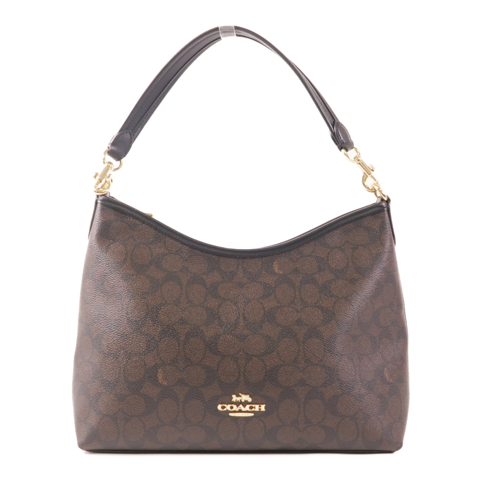 COACH 帆布Shoulder Bag金扣肩背袋