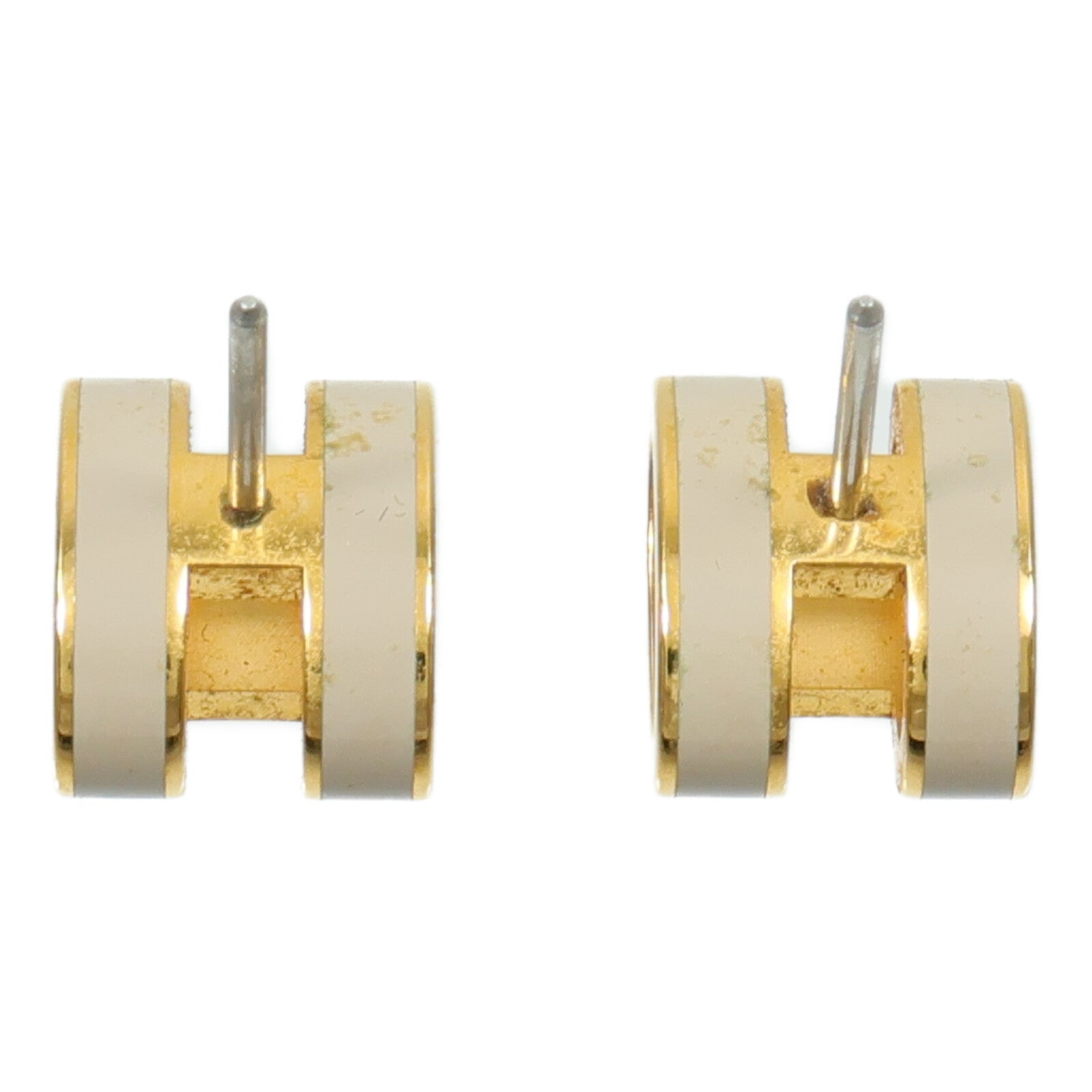 HERMES 金屬/琺瑯Pop H Earrings耳環
