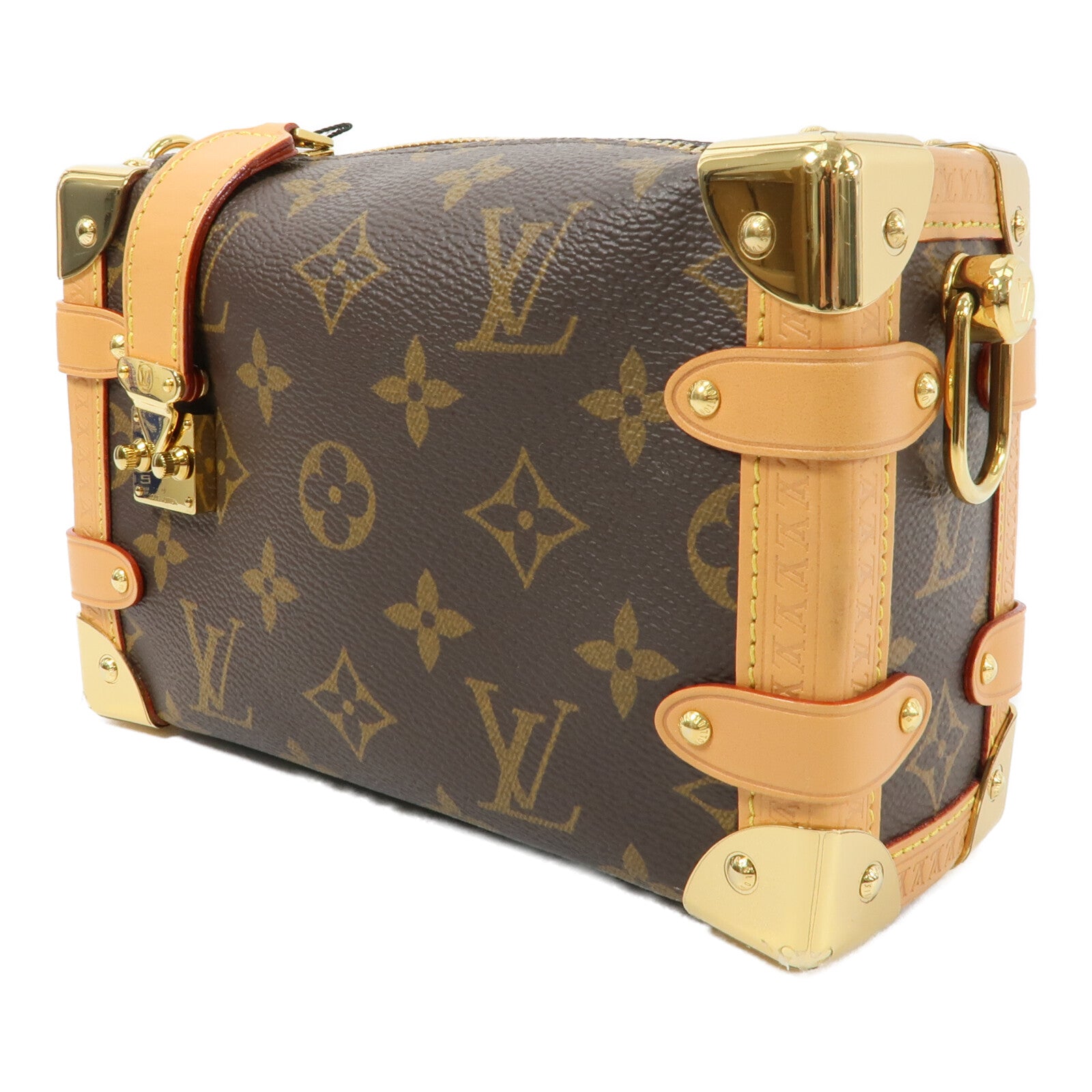 LOUIS VUITTON Monogram Side Trunk PM手挽肩背兩用袋