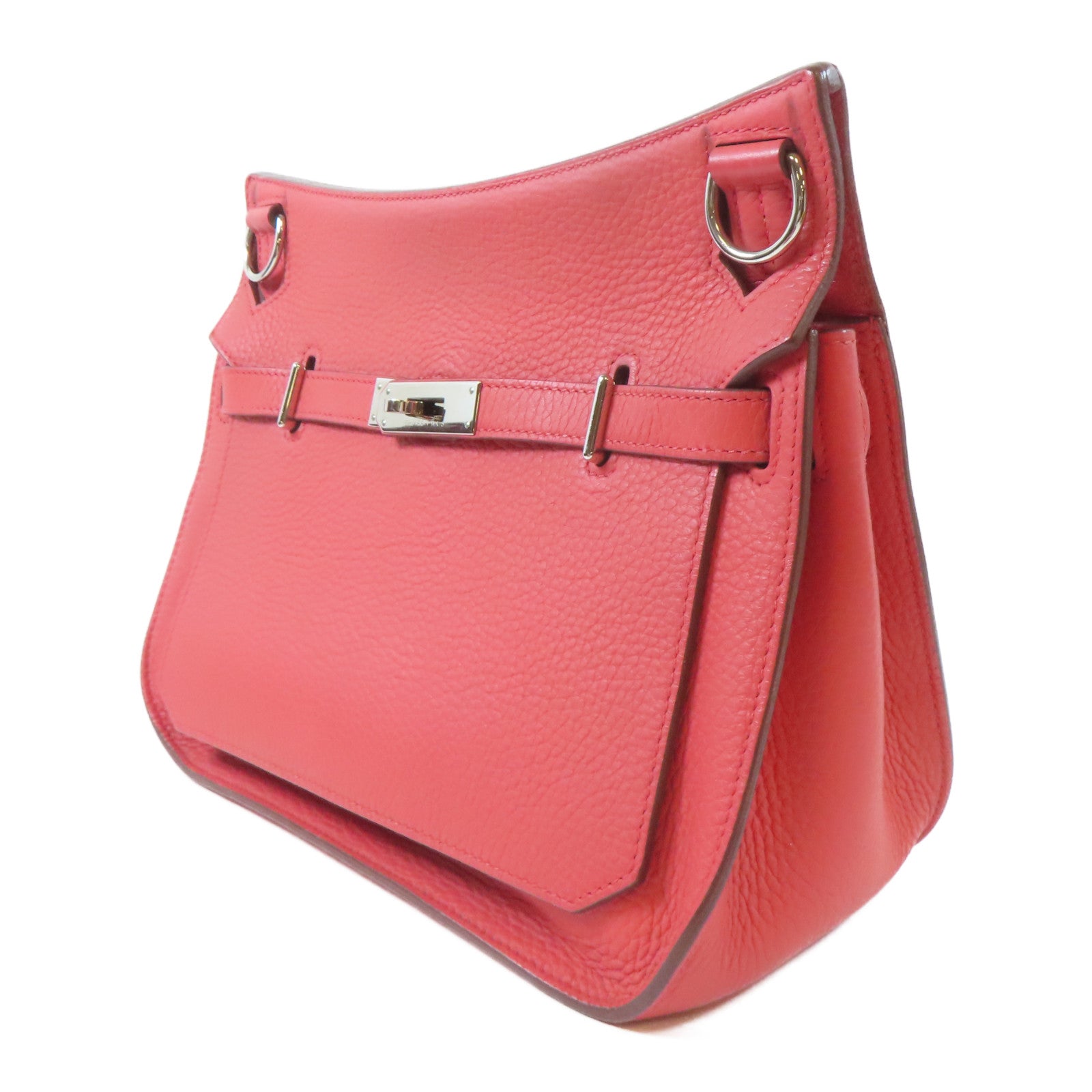 HERMES 【激減優惠】Clemence皮革Jypsiere 28銀扣肩背袋 HERMES 【激減優惠】Clemence皮革Jypsiere 28銀扣肩背袋