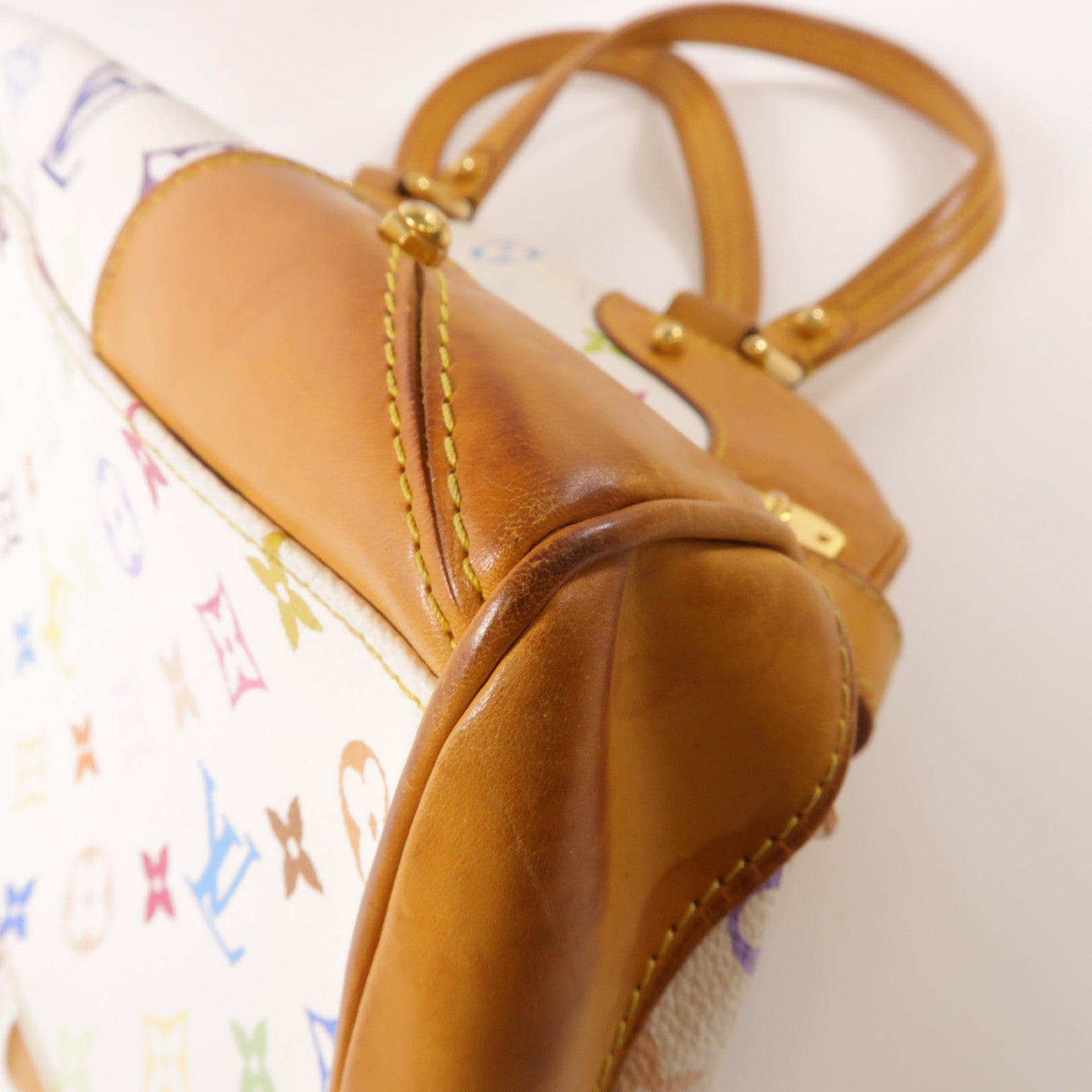 LOUIS VUITTON Monogram Multicolore Claudia金扣手挽袋