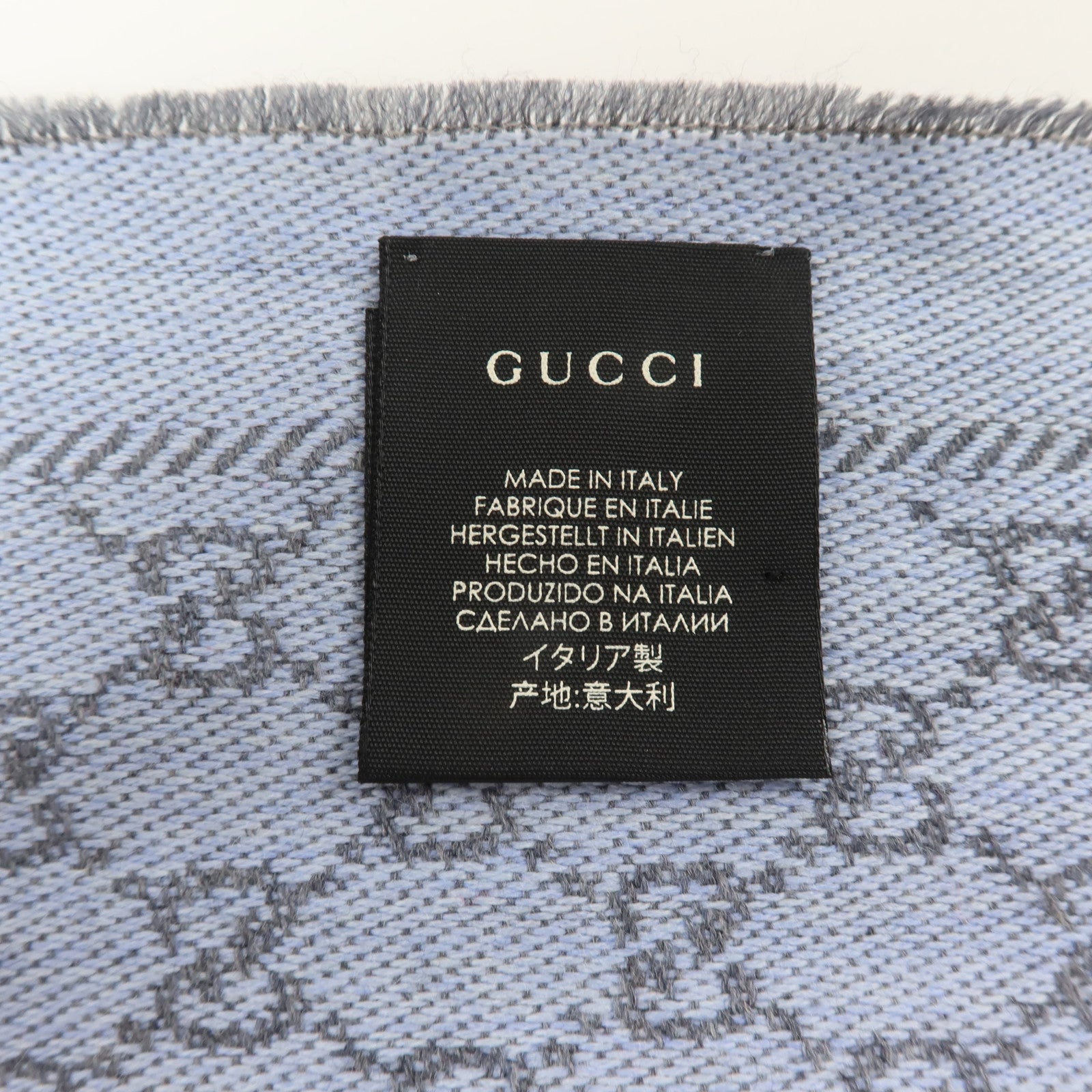 GUCCI 羊毛Scarf 140x48cm圍巾