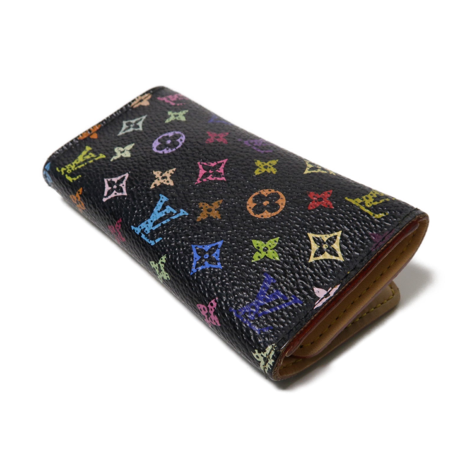 LOUIS VUITTON 【激減優惠】Monogram Multicolore Multicles 4 Key Holder金扣鎖匙包黑色/彩色