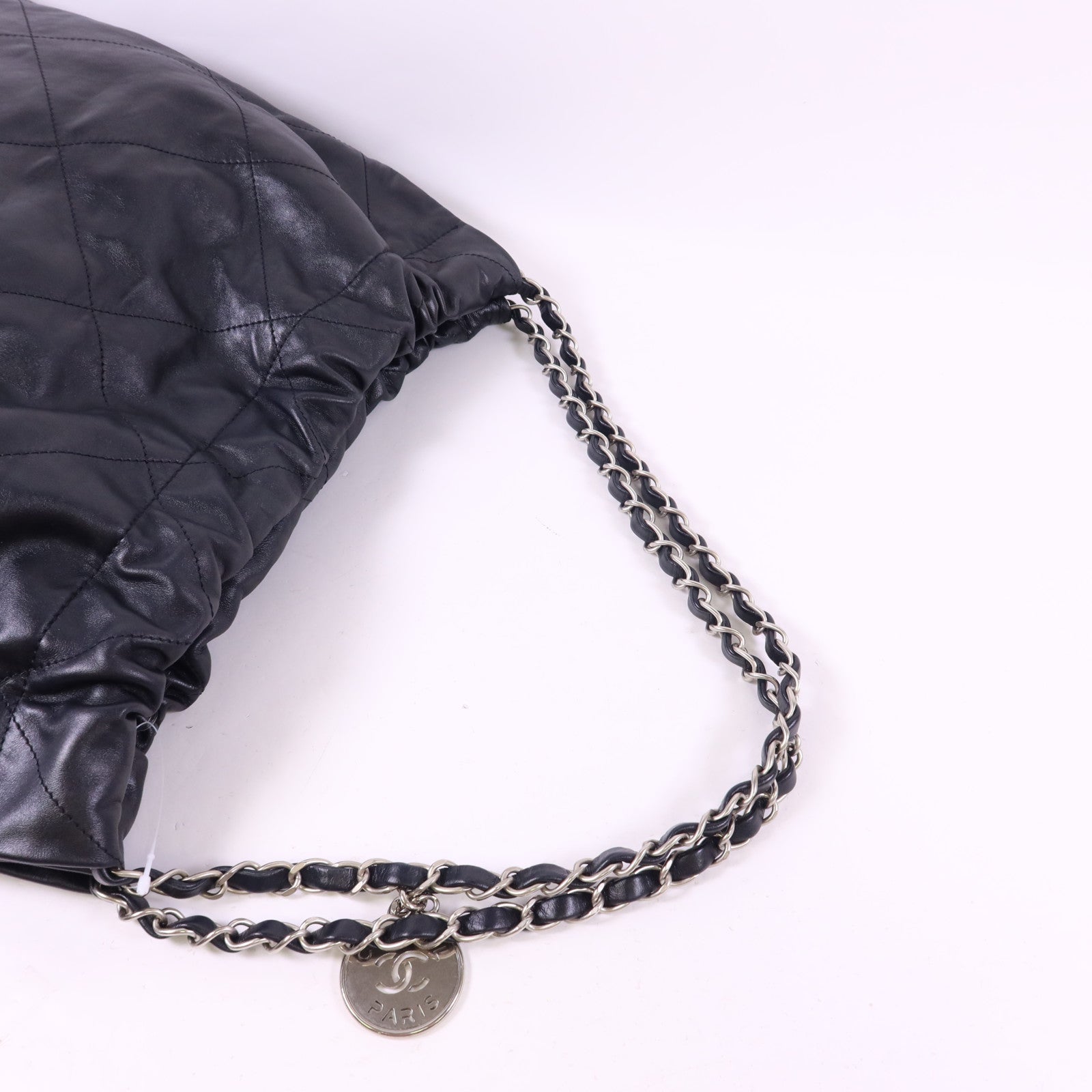 CHANEL 牛皮皮革Chanel 22 Small金扣鏈帶肩背袋