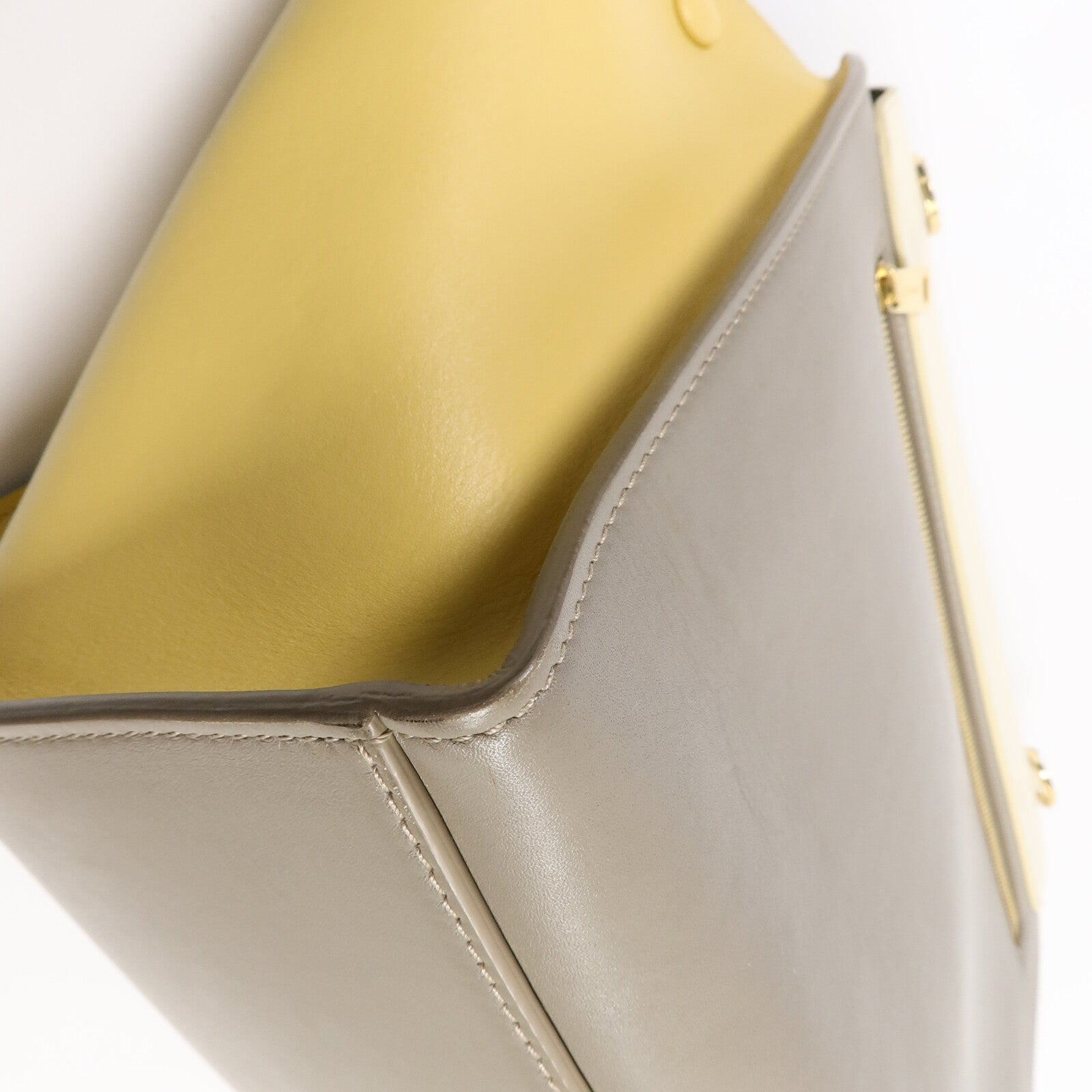 CELINE 牛皮皮革Trapeze Medium手挽肩背兩用袋