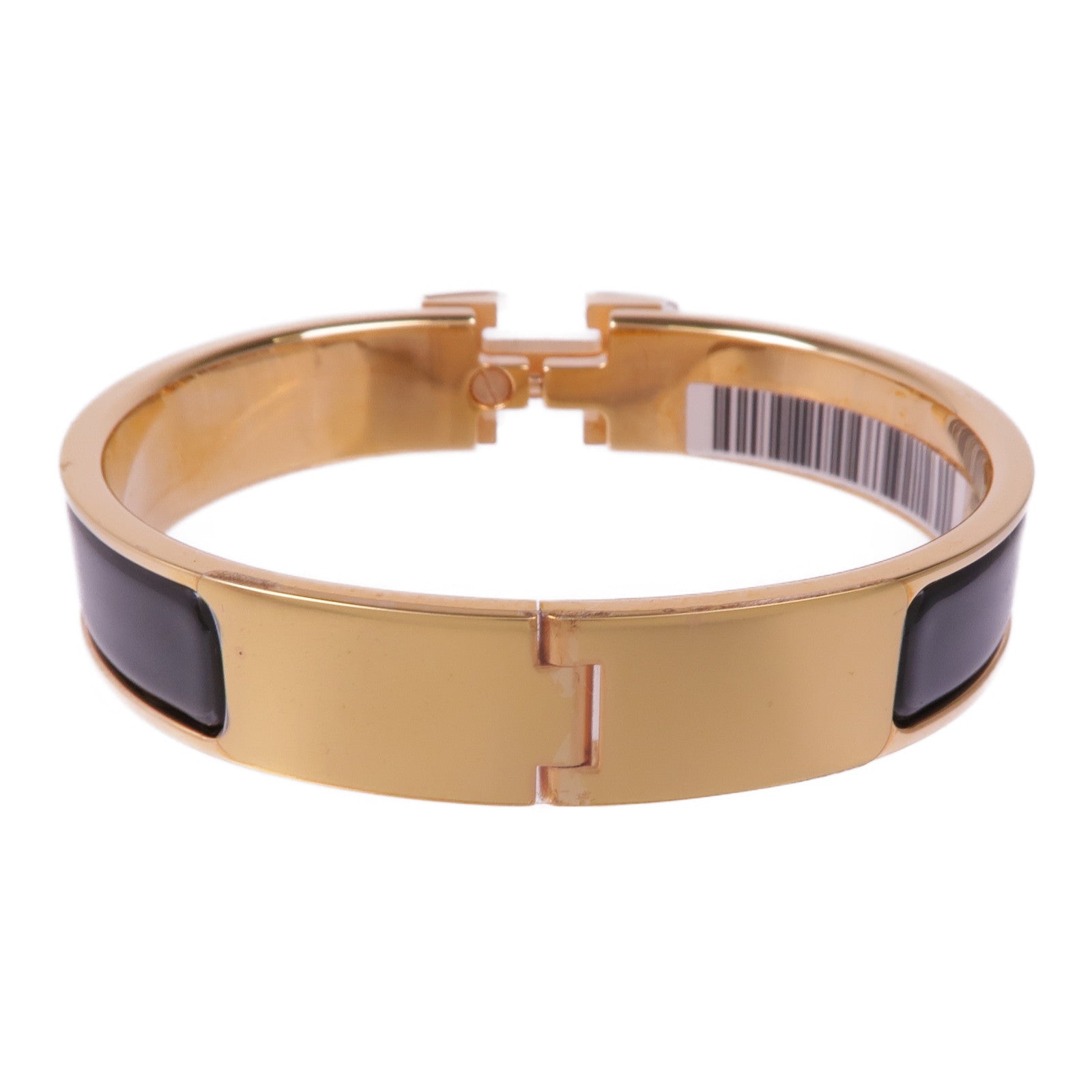 HERMES 金屬/琺瑯Clic H金扣手鐲