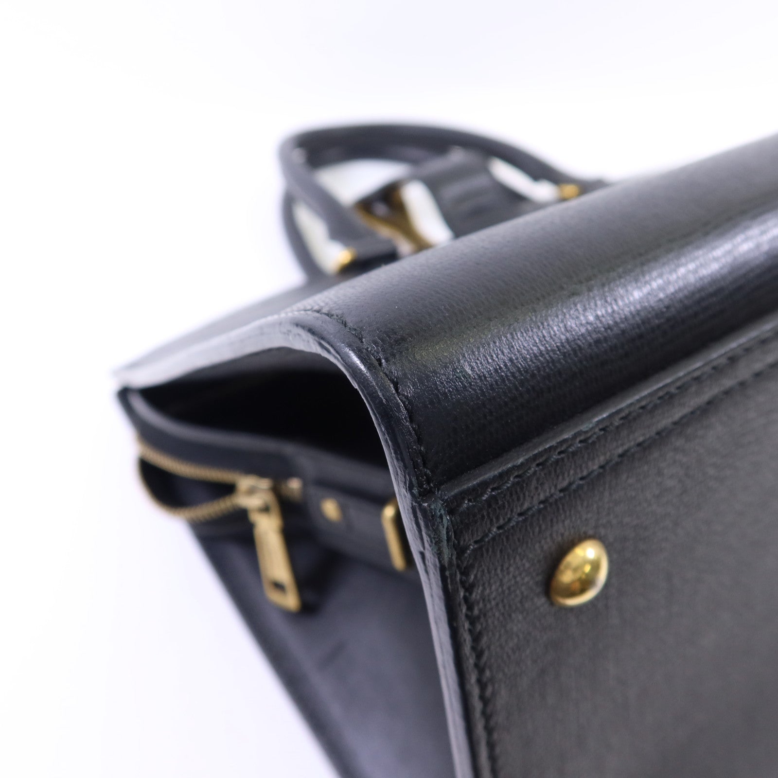 SAINT LAURENT 牛皮皮革Cabas Chyc金扣手挽袋