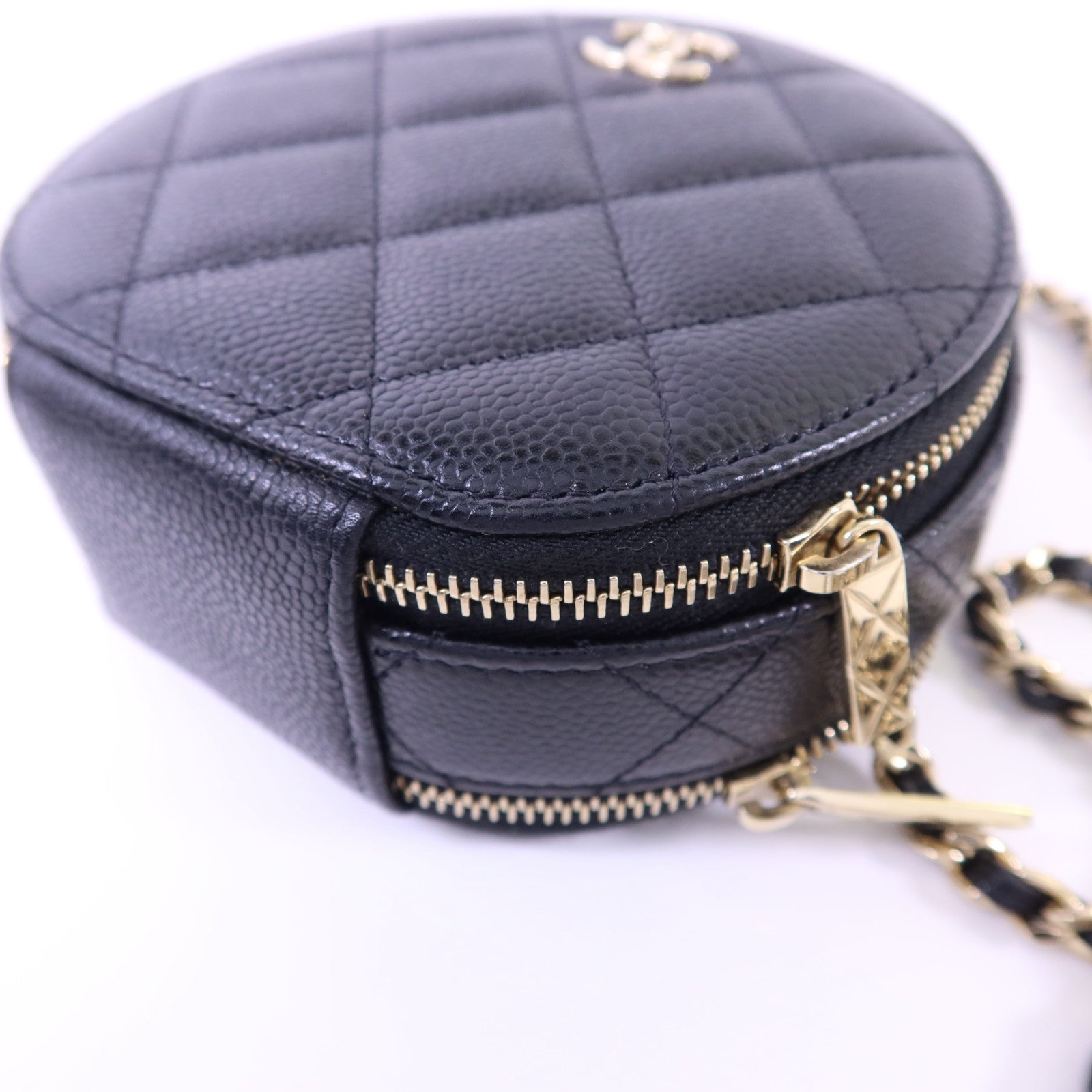 CHANEL 牛皮皮革2 Way Shoulder Bag金扣手挽肩背兩用袋