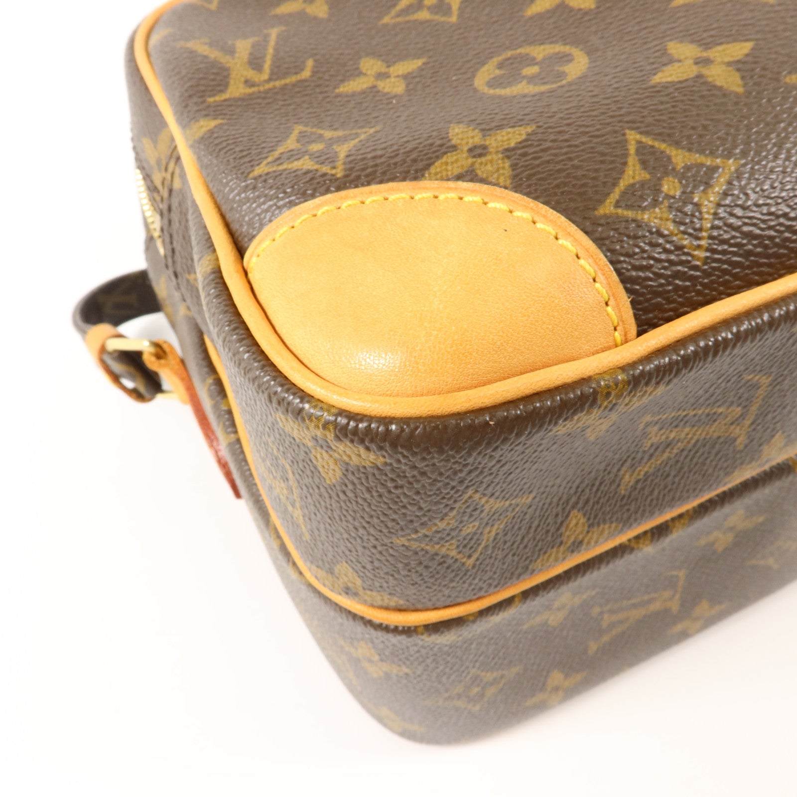 LOUIS VUITTON Monogram Nile金扣肩背袋