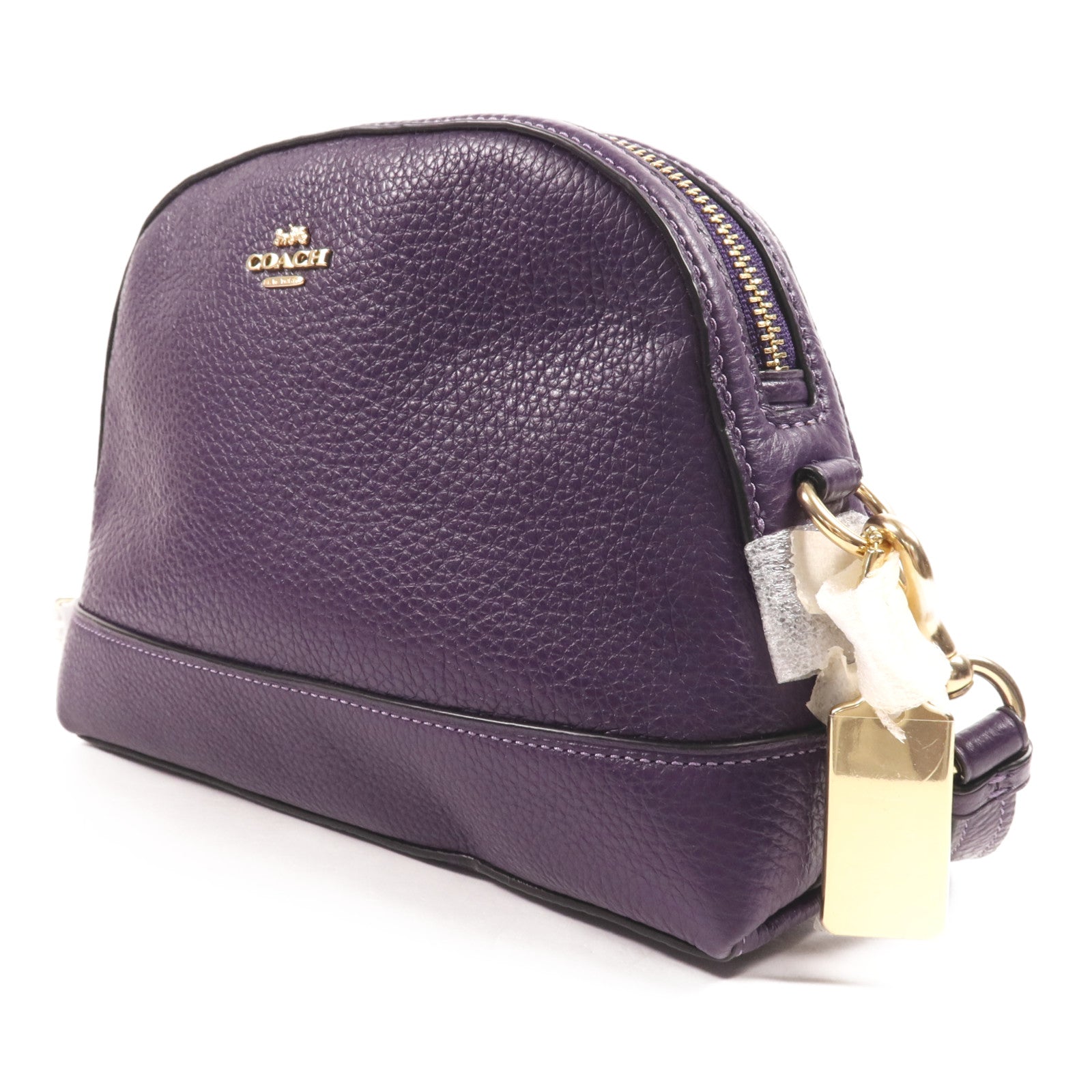 COACH 牛皮皮革Chain Shoulder金扣肩背袋