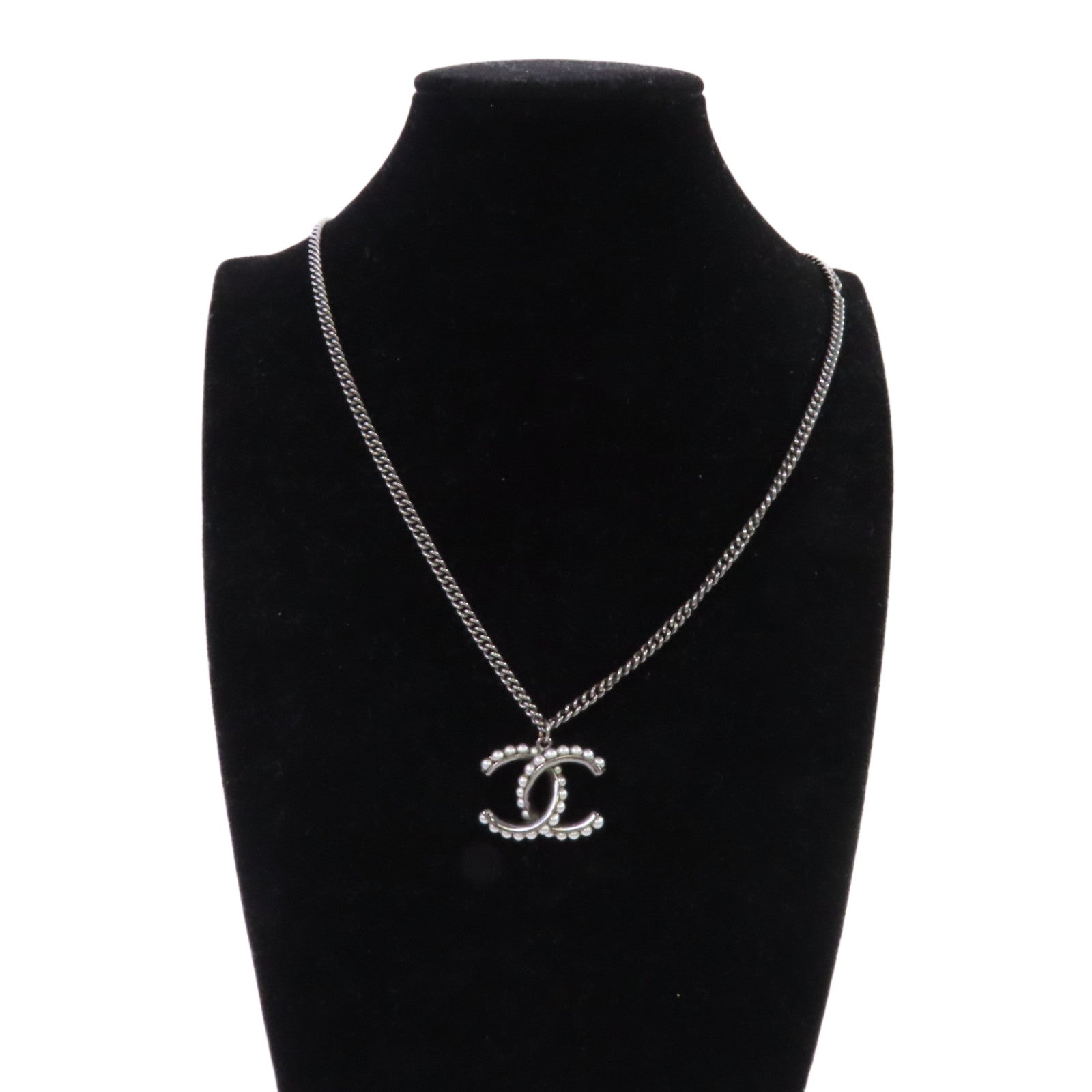 CHANEL 仿珍珠/金屬CC Necklace項鏈