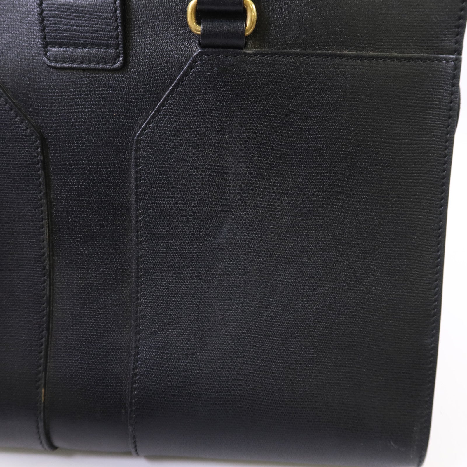 SAINT LAURENT 牛皮皮革Cabas Chyc金扣手挽袋