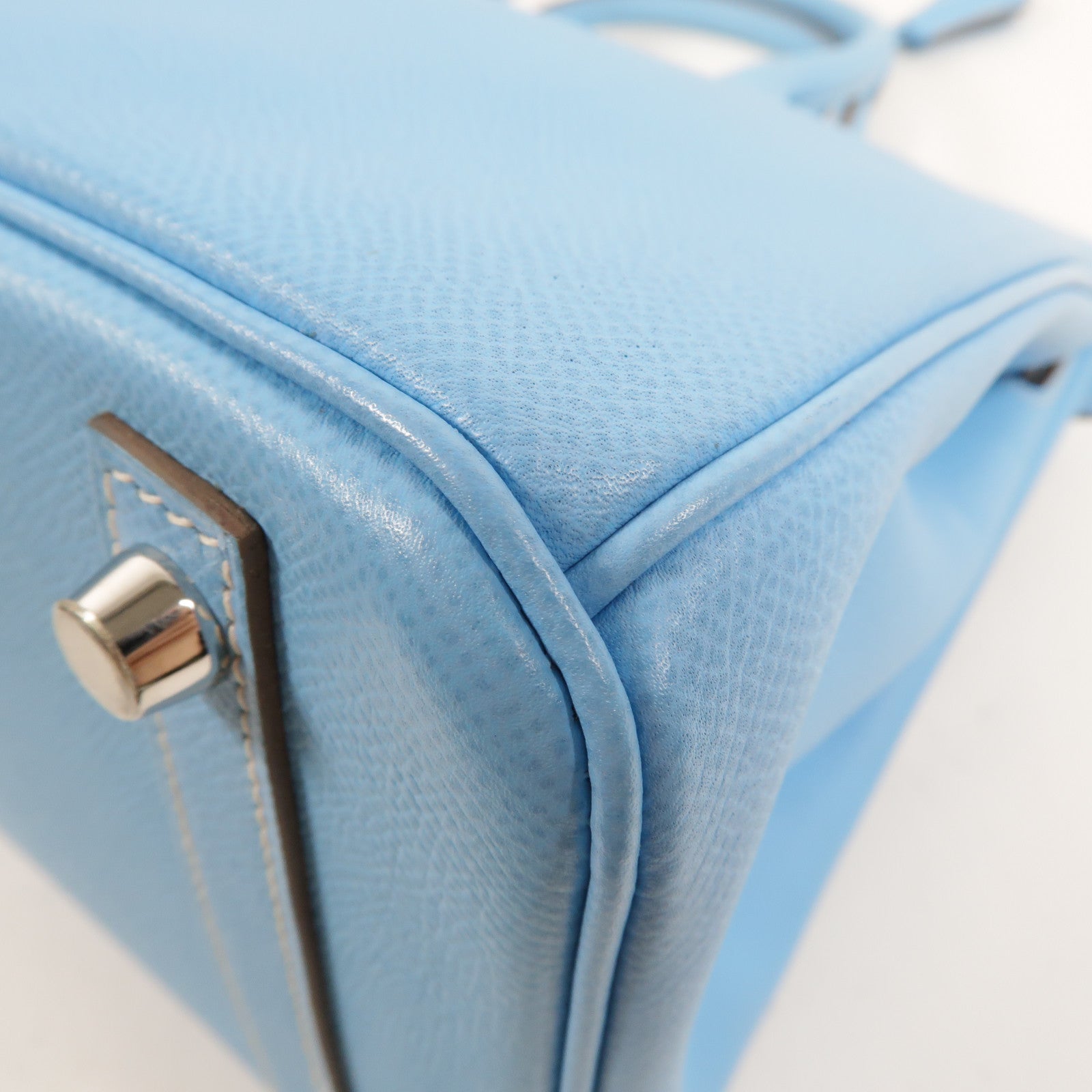 HERMES Epsom皮革Birkin 30 Candy手挽袋Blue Celeste/Mykonos