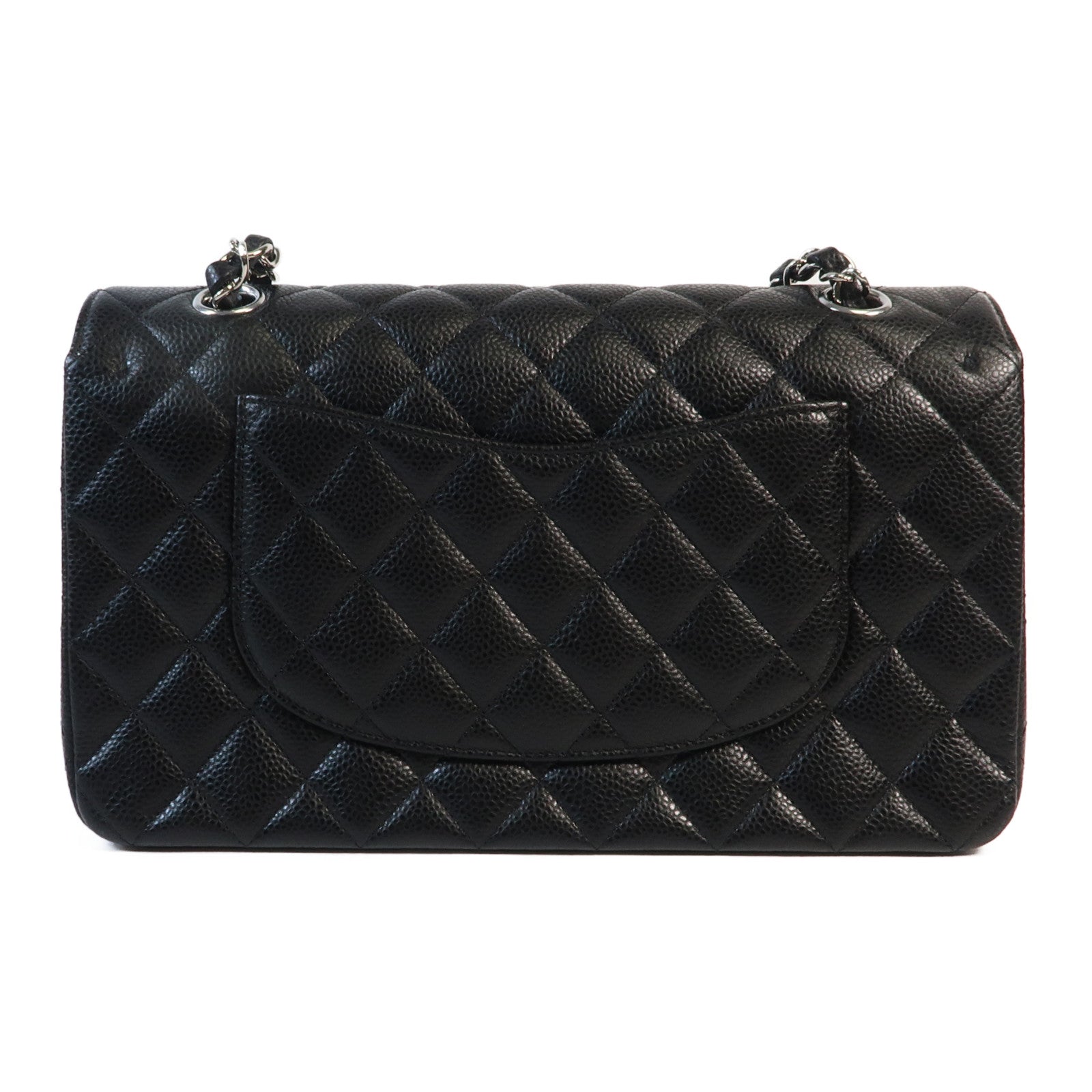 CHANEL 【激減優惠】牛皮皮革Classic 25銀扣鏈帶肩背袋