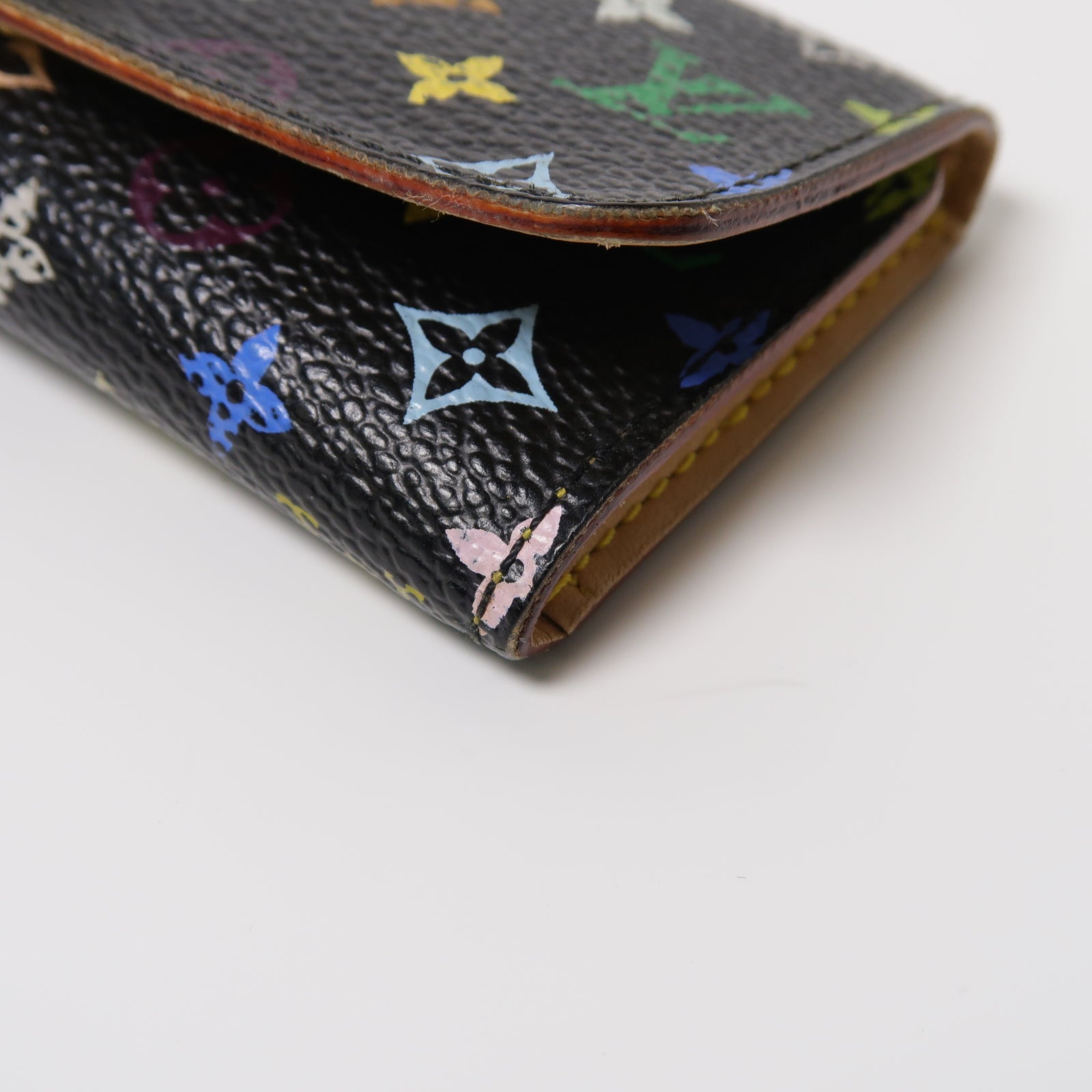 LOUIS VUITTON 【激減優惠】Monogram Multicolore Multicles 4 Key Holder金扣鎖匙包黑色/彩色