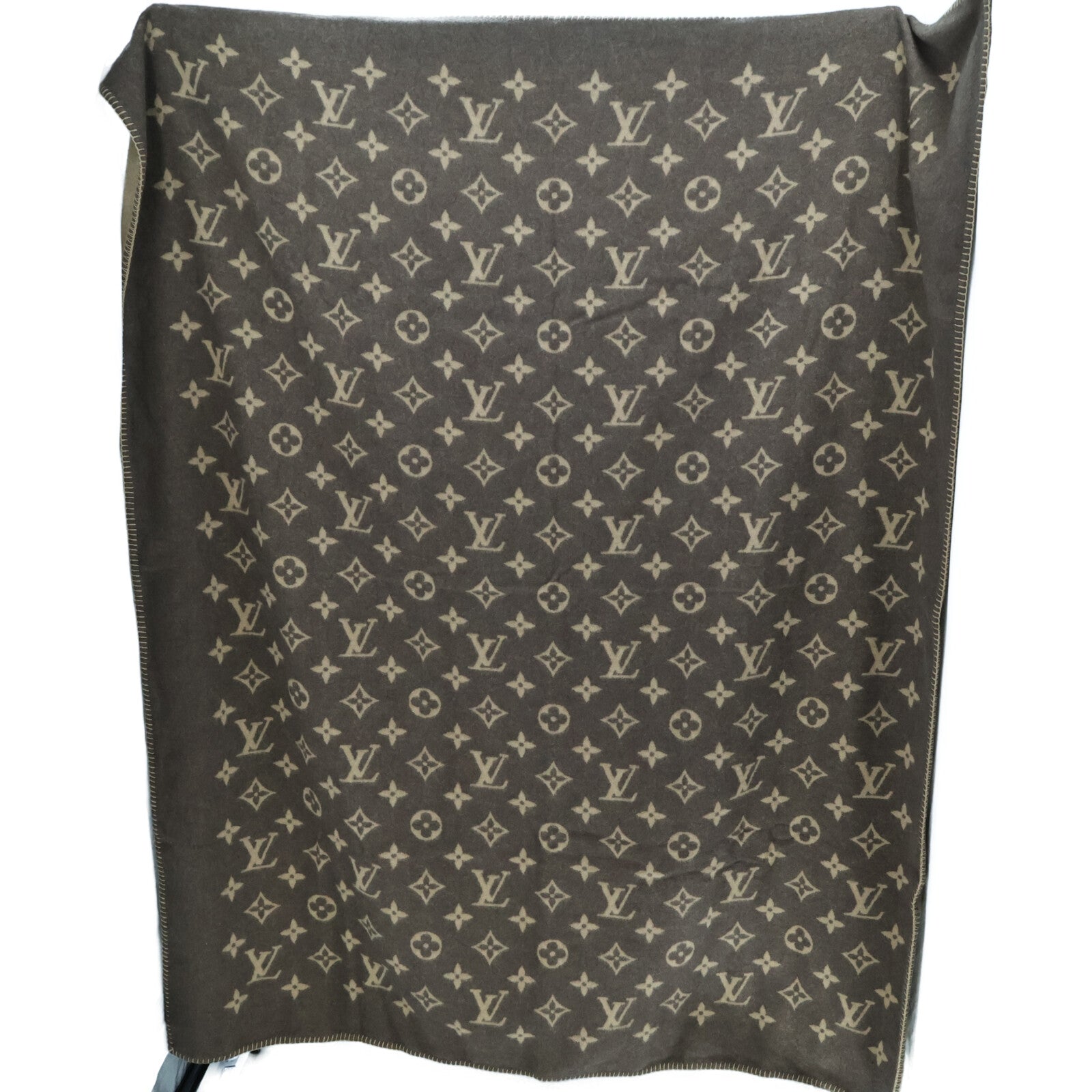 LOUIS VUITTON 羊毛Neo Monogram Blanket毯子