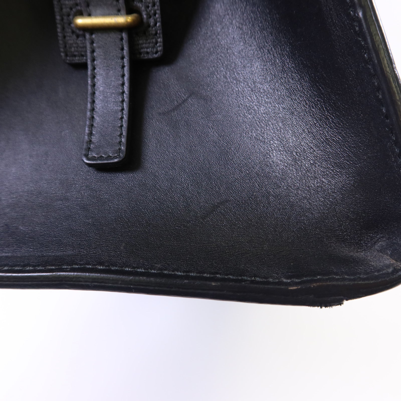 SAINT LAURENT 牛皮皮革Cabas Chyc金扣手挽袋