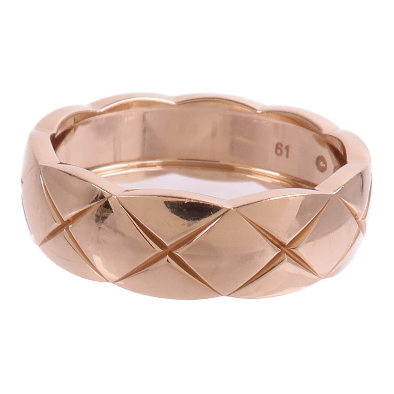 CHANEL 18K玫瑰金Coco Crush Ring戒指