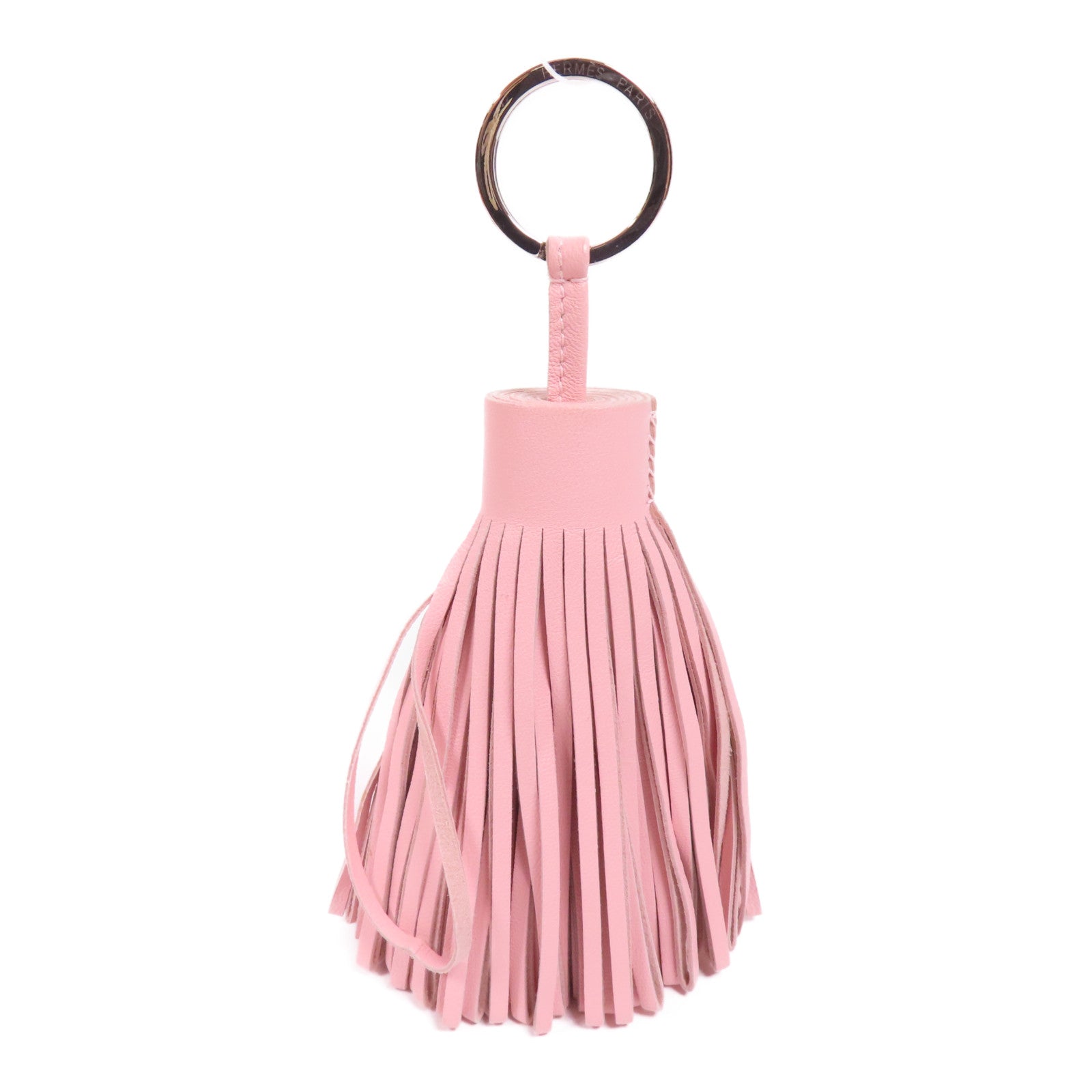 HERMES Swift皮革Carmen GM銀扣掛飾3Q Rose Sakura