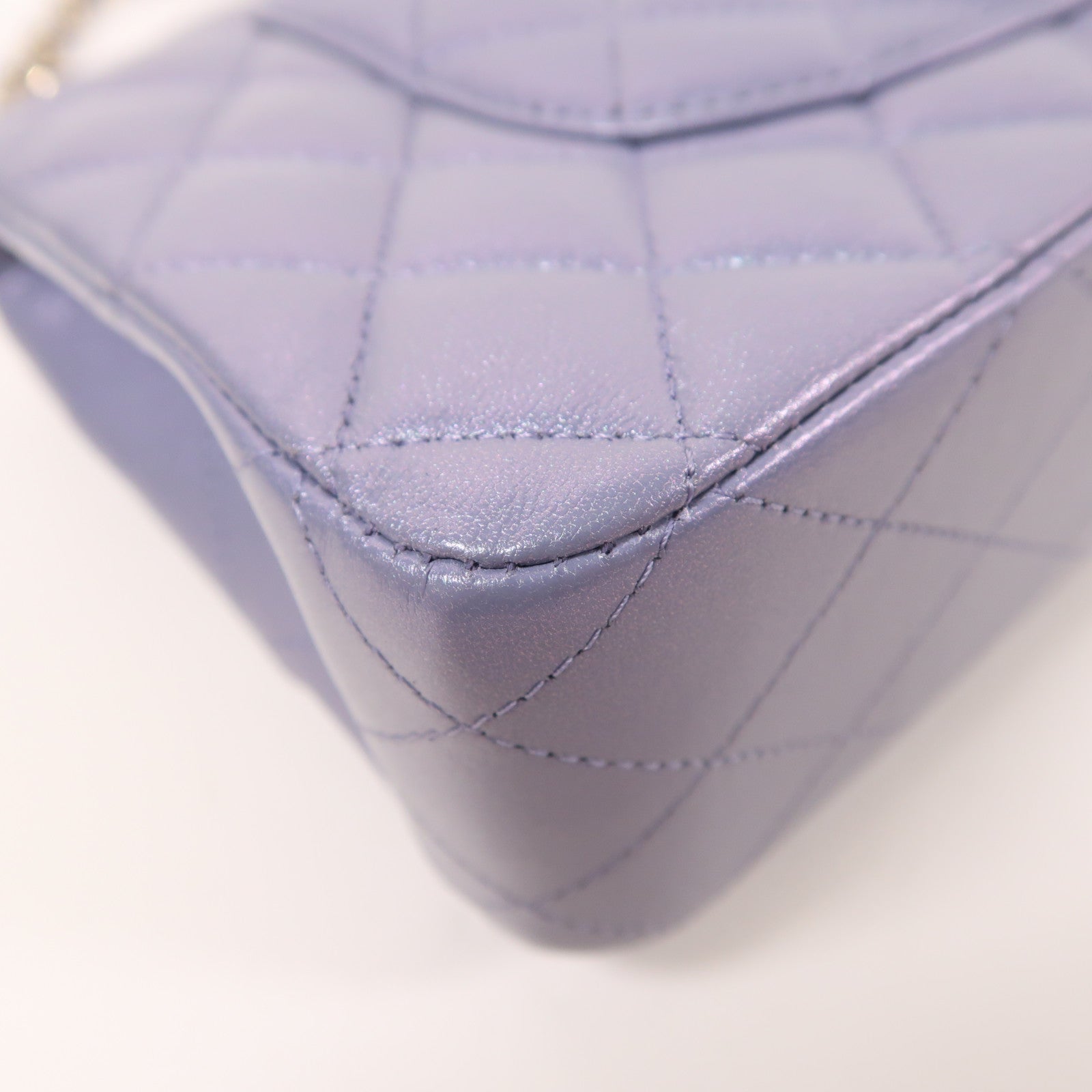 CHANEL 羊皮皮革Classic 25金扣鏈帶肩背袋