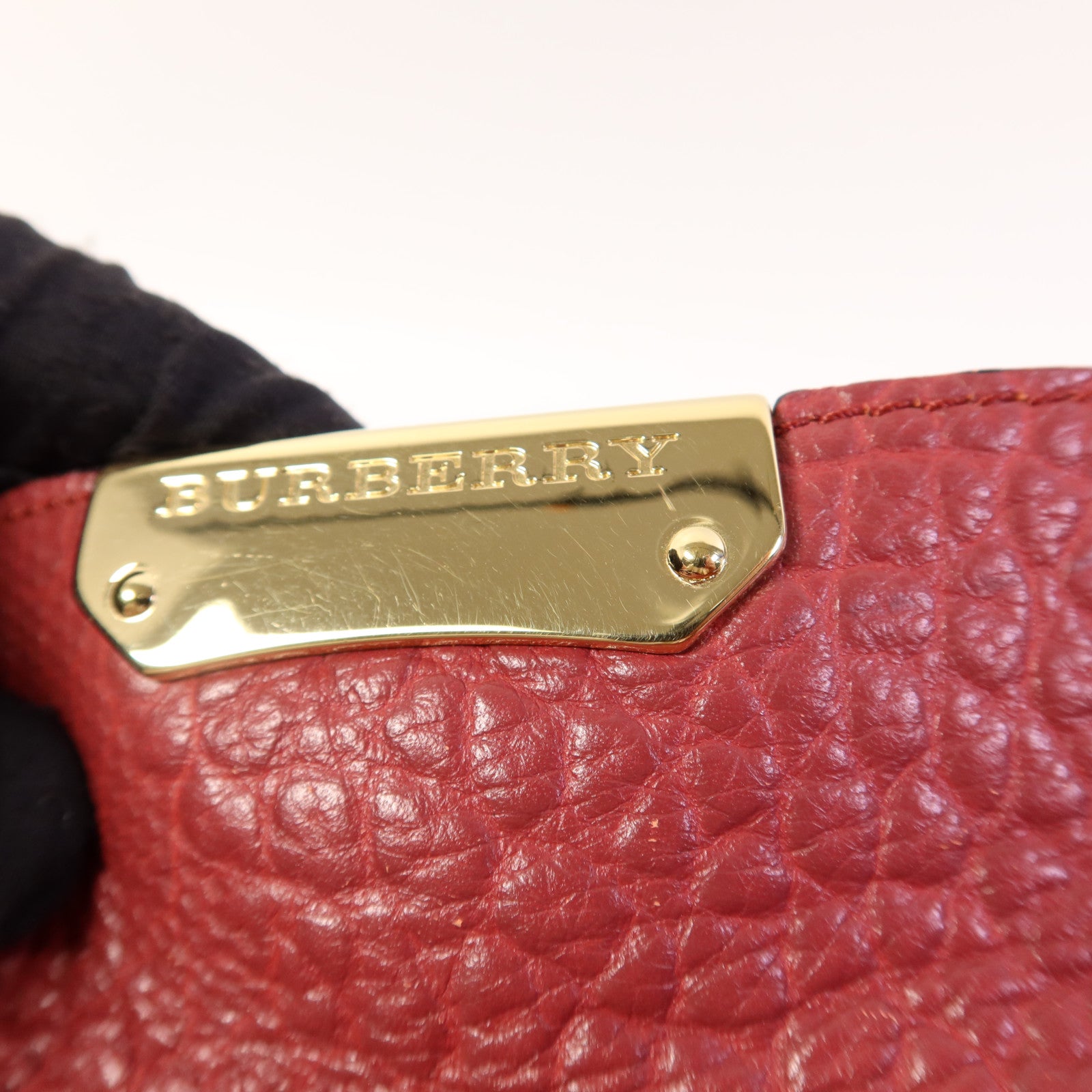 BURBERRY 牛皮皮革Shoulder Bag金扣肩背袋