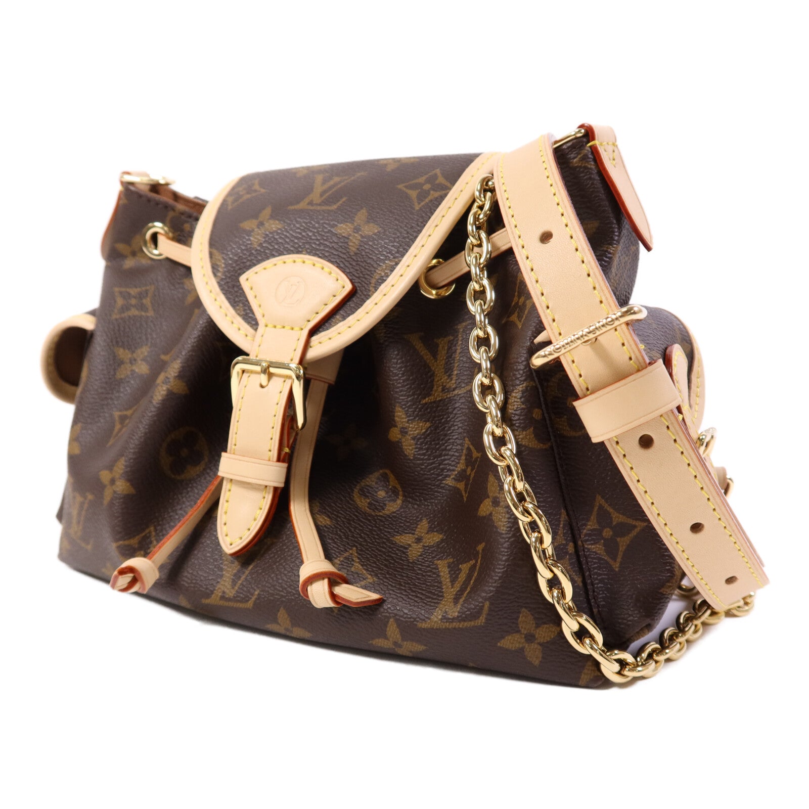 LOUIS VUITTON Monogram Odyssee金扣鏈帶肩背袋