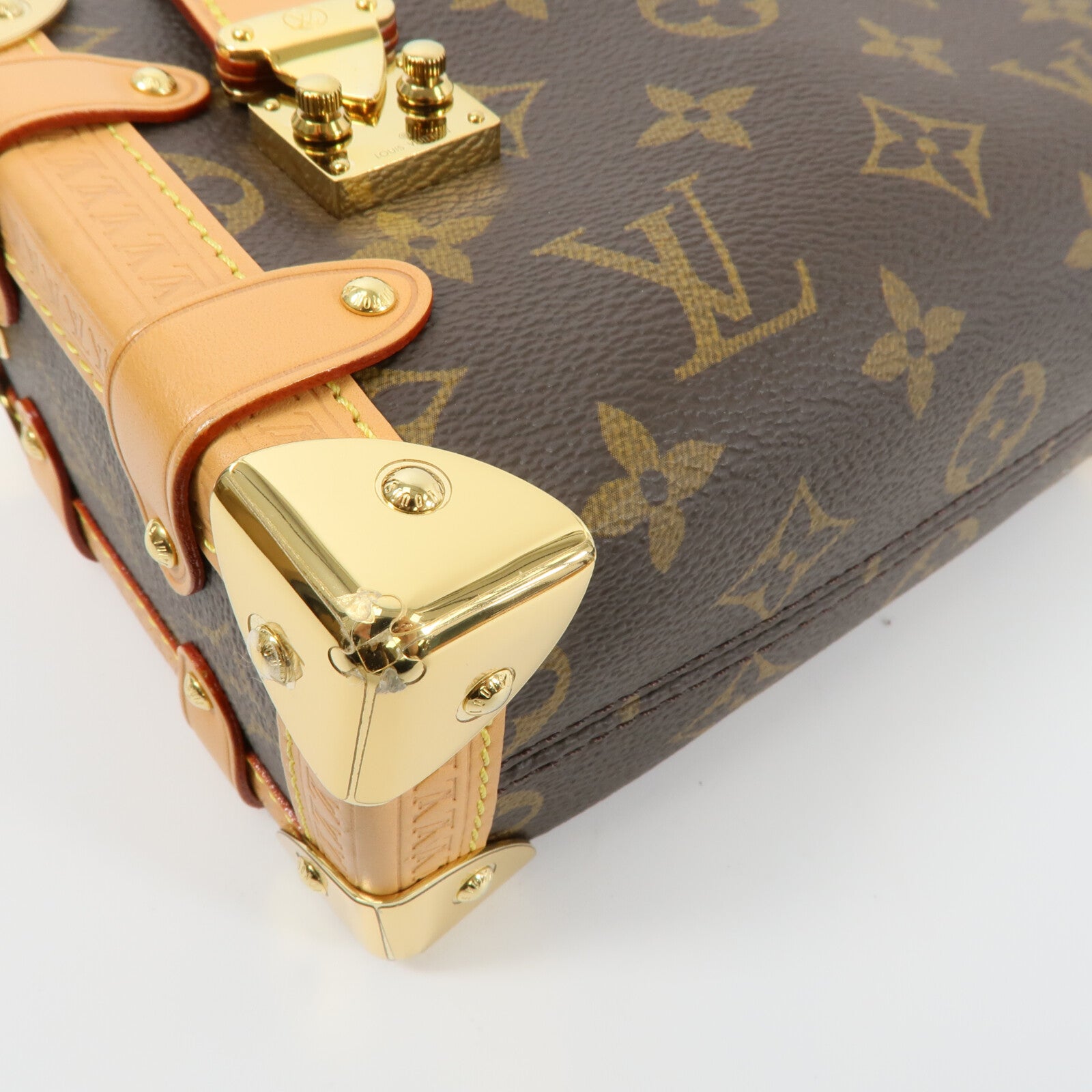 LOUIS VUITTON Monogram Side Trunk PM手挽肩背兩用袋