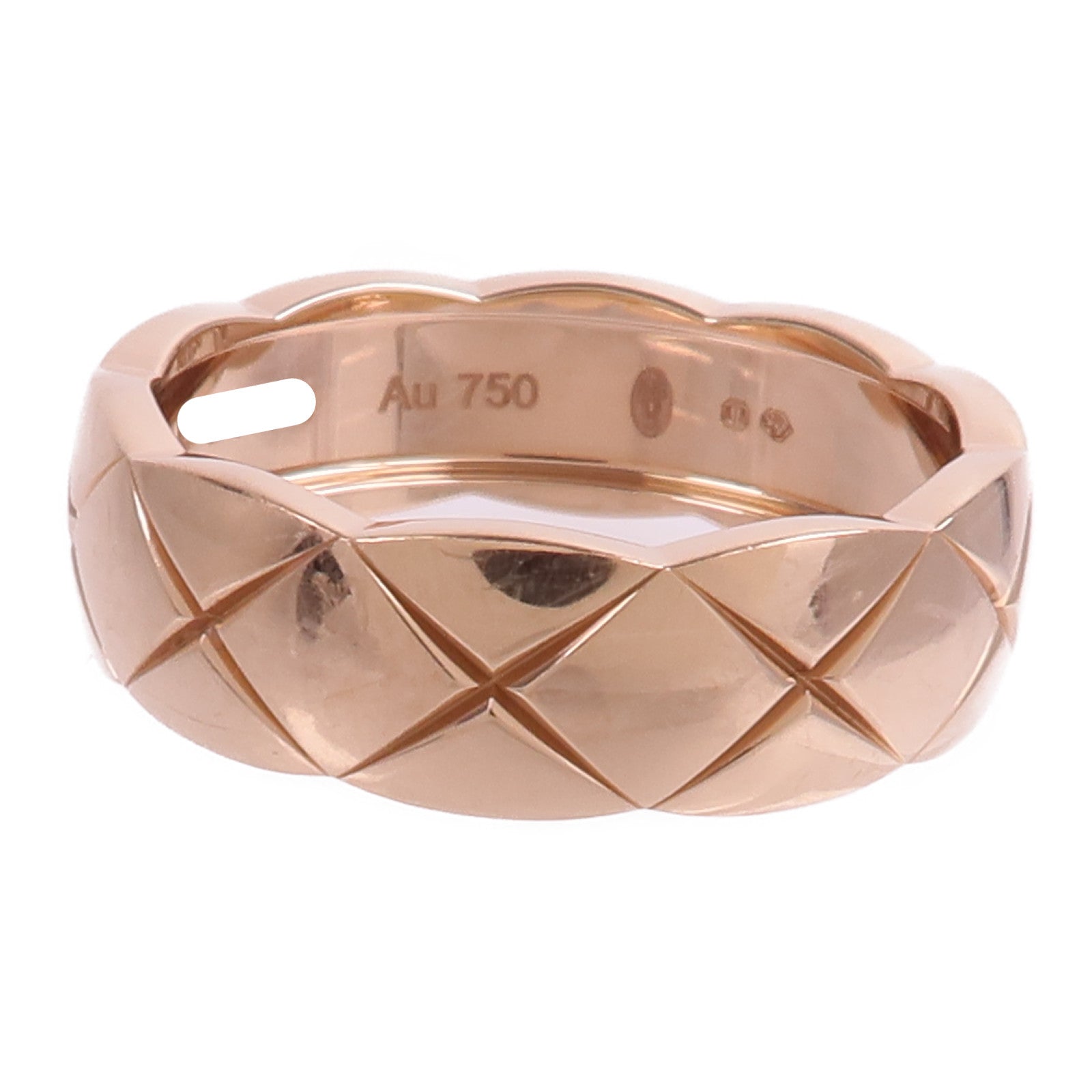 CHANEL 18K玫瑰金Coco Crush Ring戒指