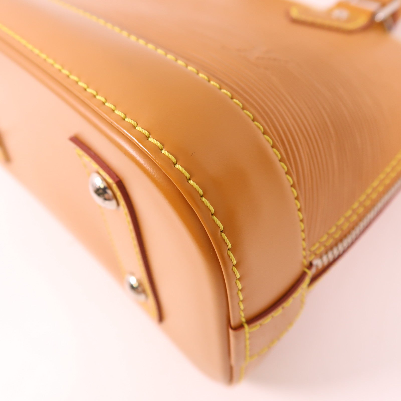 LOUIS VUITTON Epi Alma BB銀扣手挽肩背兩用袋