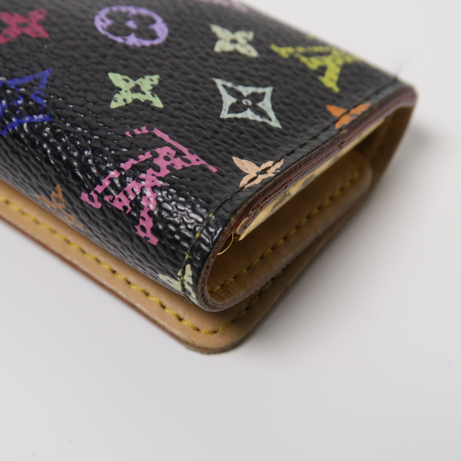 LOUIS VUITTON 【激減優惠】Monogram Multicolore Multicles 4 Key Holder金扣鎖匙包黑色/彩色