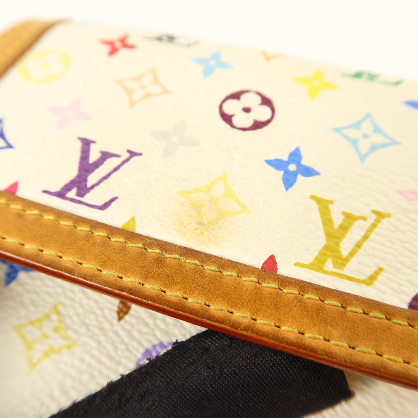 LOUIS VUITTON Monogram Multicolore Porte Monnaie Billet Carte Credit Wallet錢包