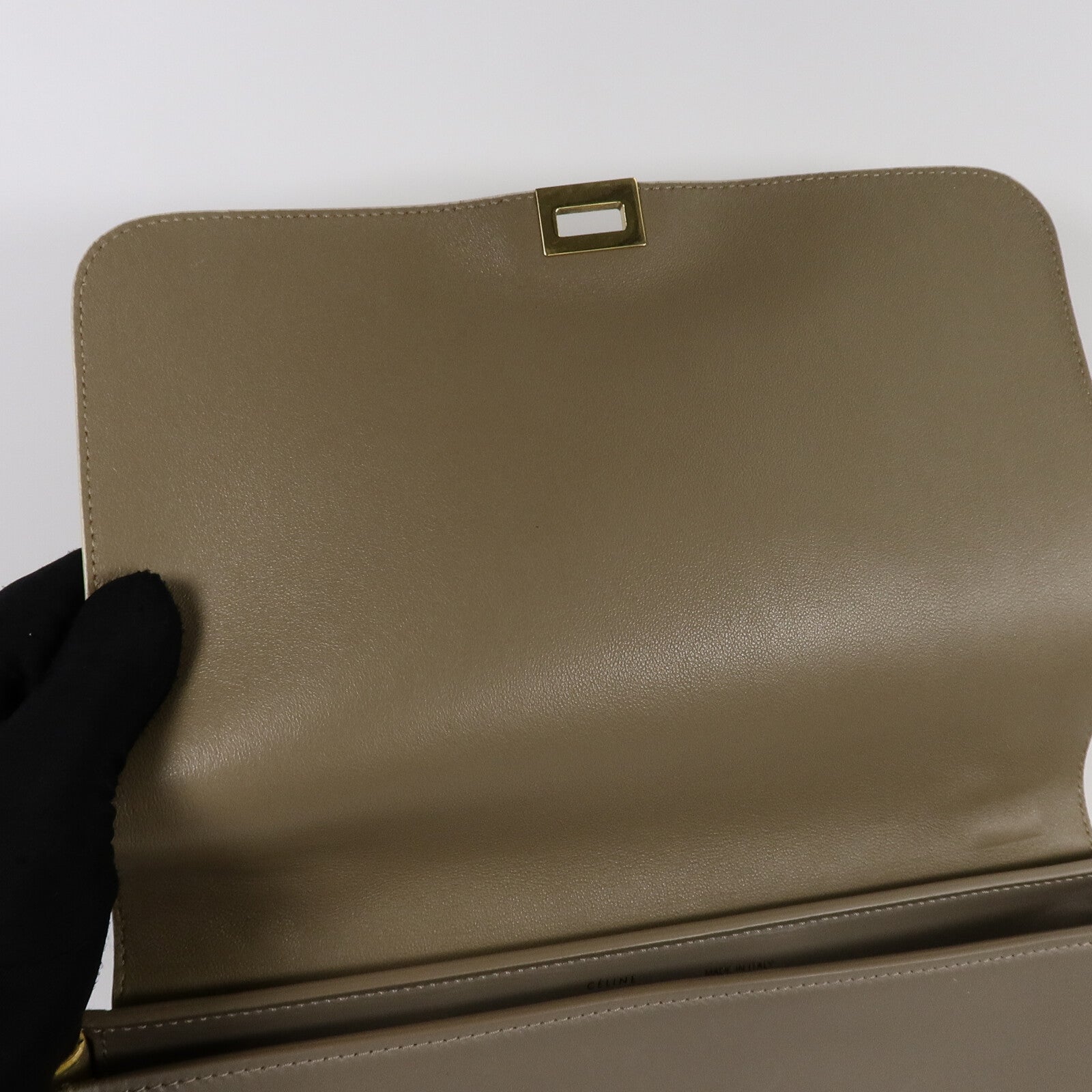 CELINE 牛皮皮革Trapeze Medium手挽肩背兩用袋