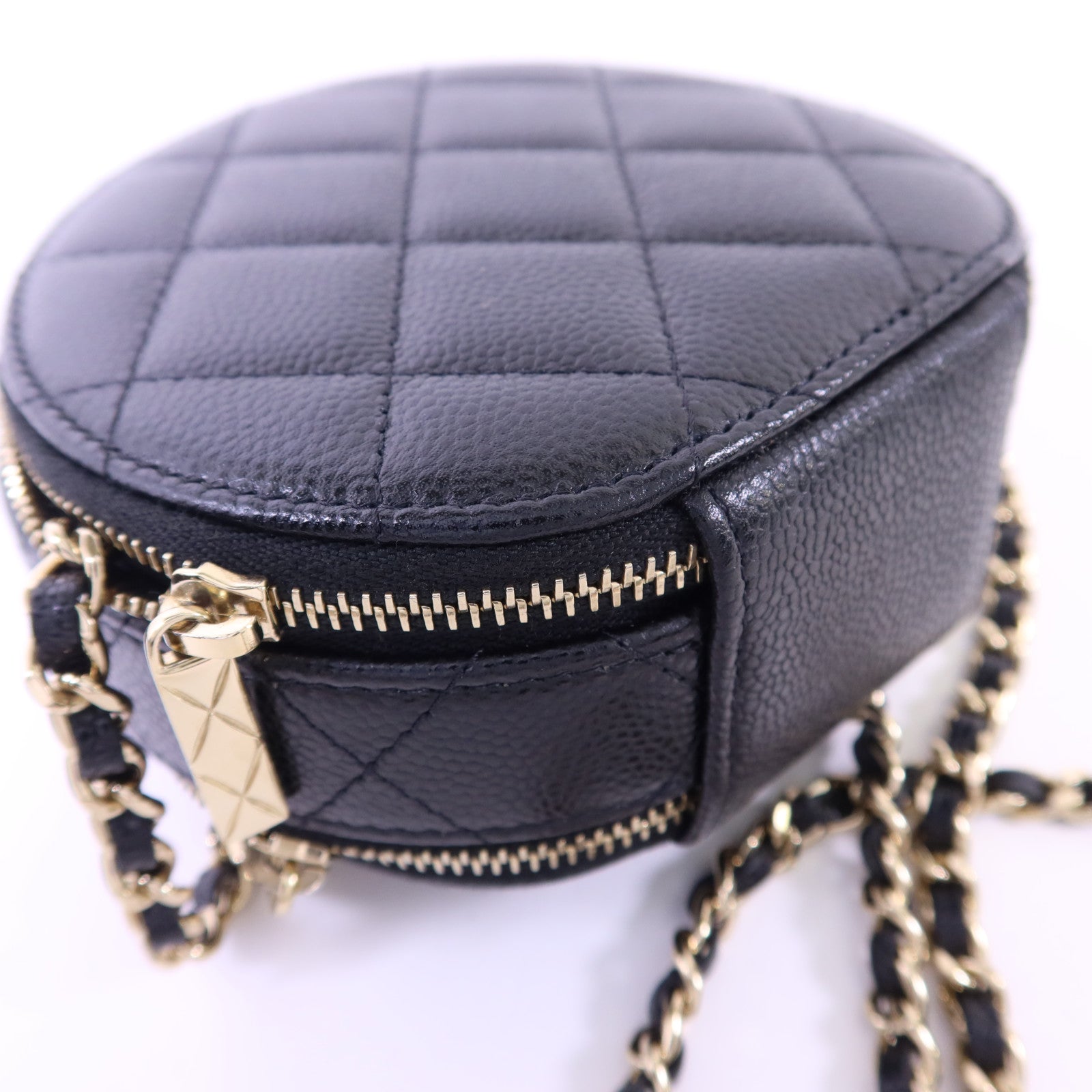 CHANEL 牛皮皮革2 Way Shoulder Bag金扣手挽肩背兩用袋