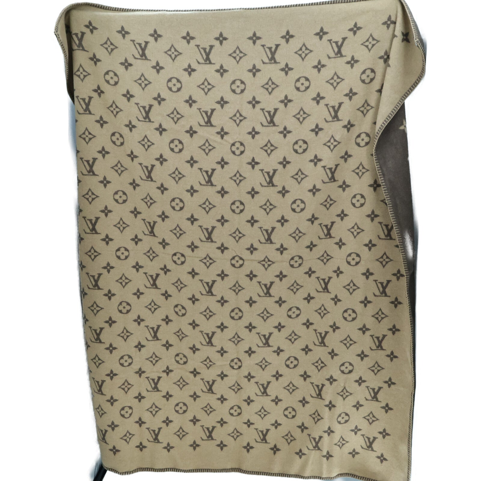 LOUIS VUITTON 羊毛Neo Monogram Blanket毯子