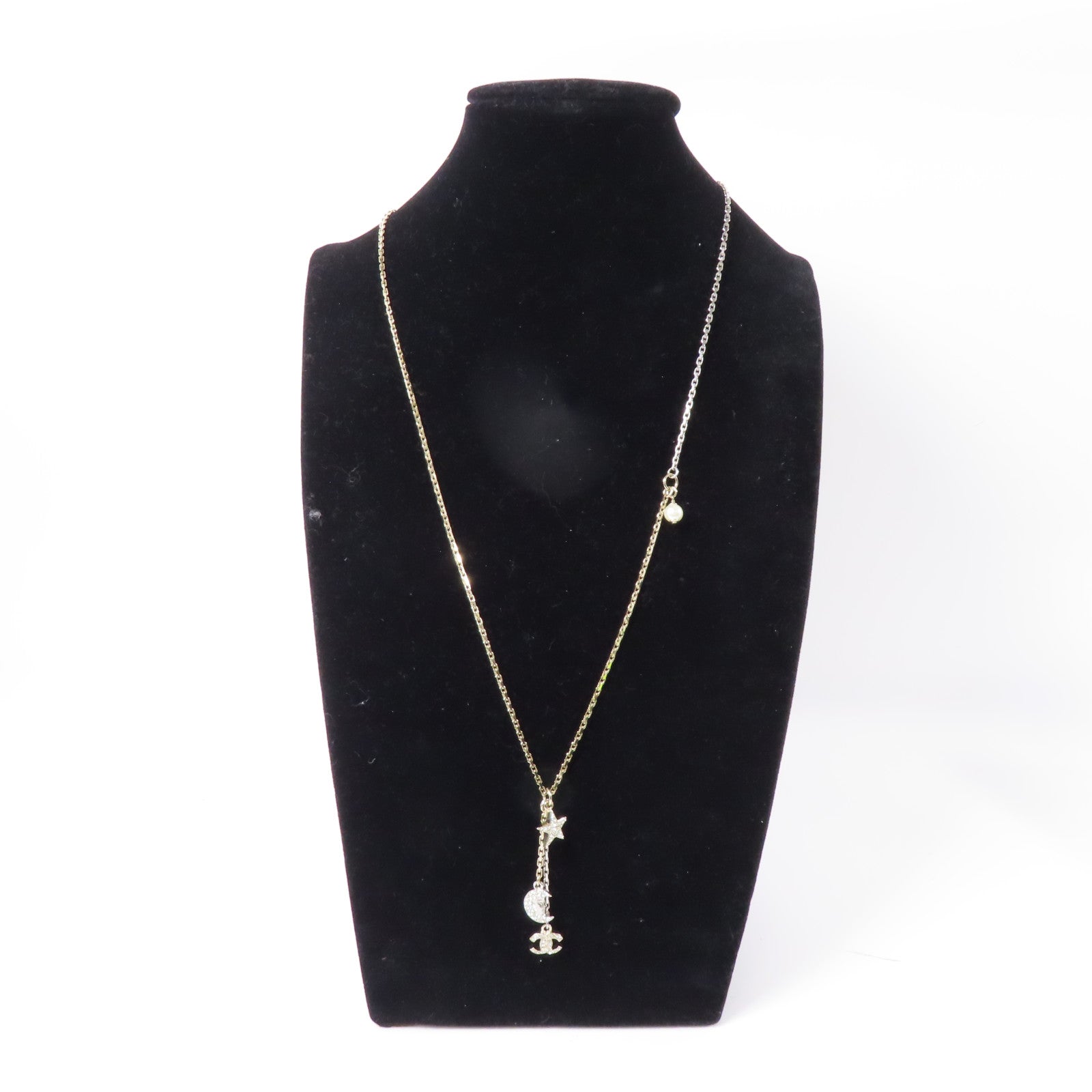 CHANEL PVC/金屬Necklace項鍊透明/金色