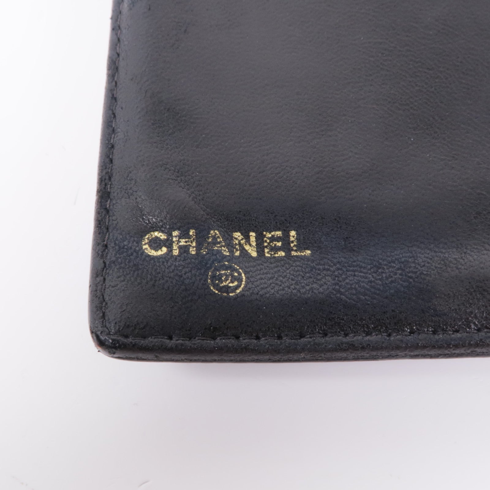 CHANEL 【激減優惠】牛皮皮革Long Wallet金扣長錢包