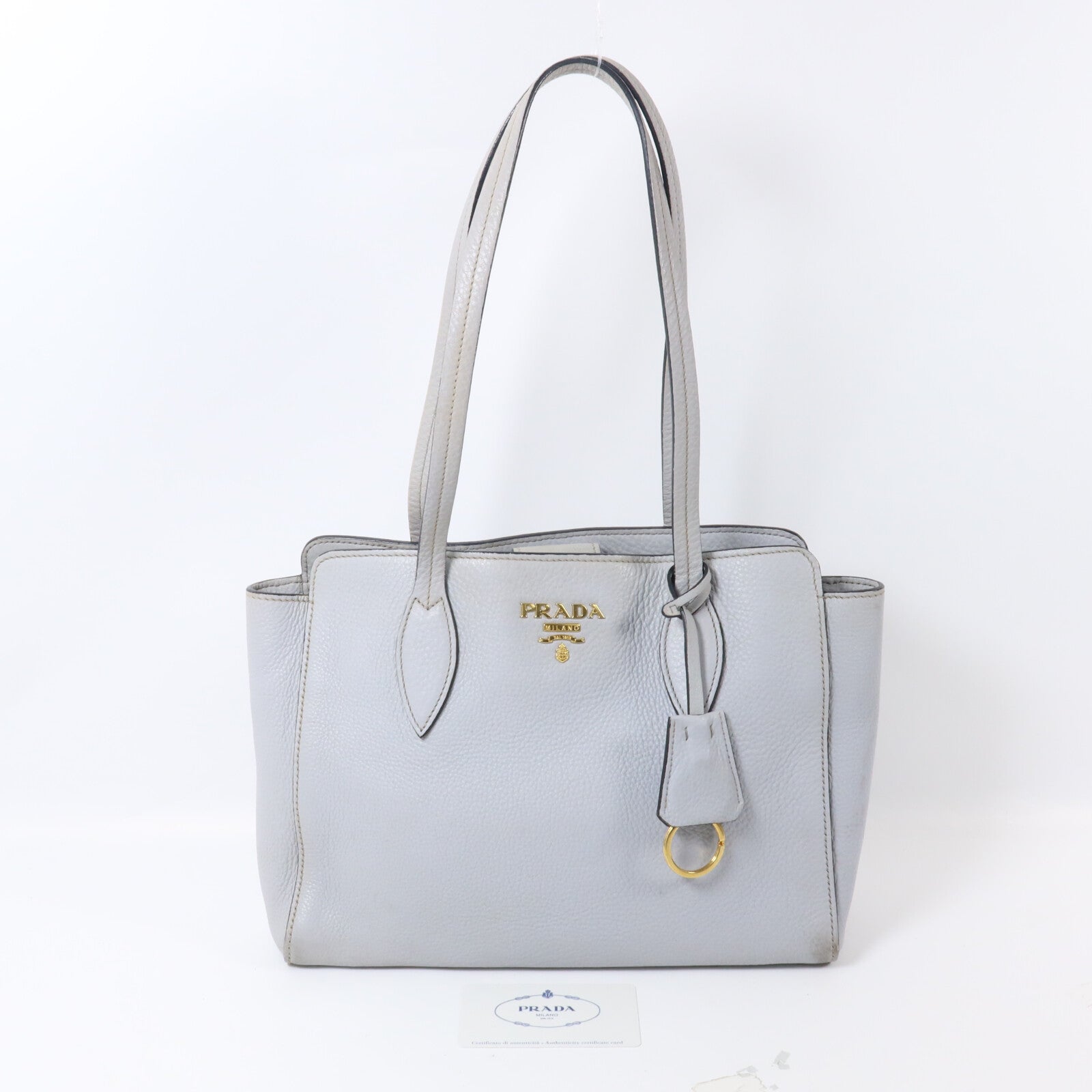 PRADA 牛皮皮革Shoulder Tote手挽袋