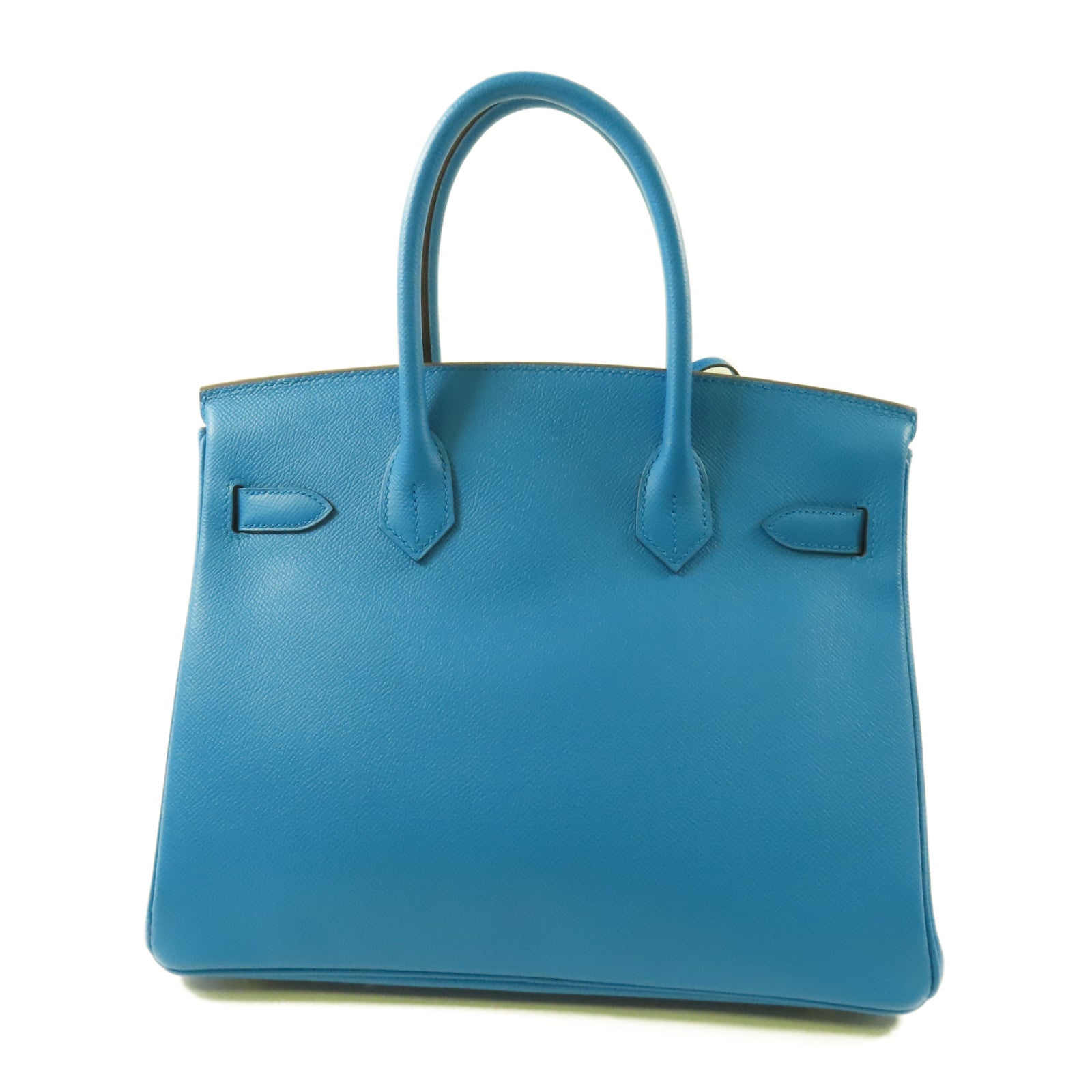 HERMES 【激減優惠】Epsom皮革Birkin 30金扣手挽袋Blue Zanzibar