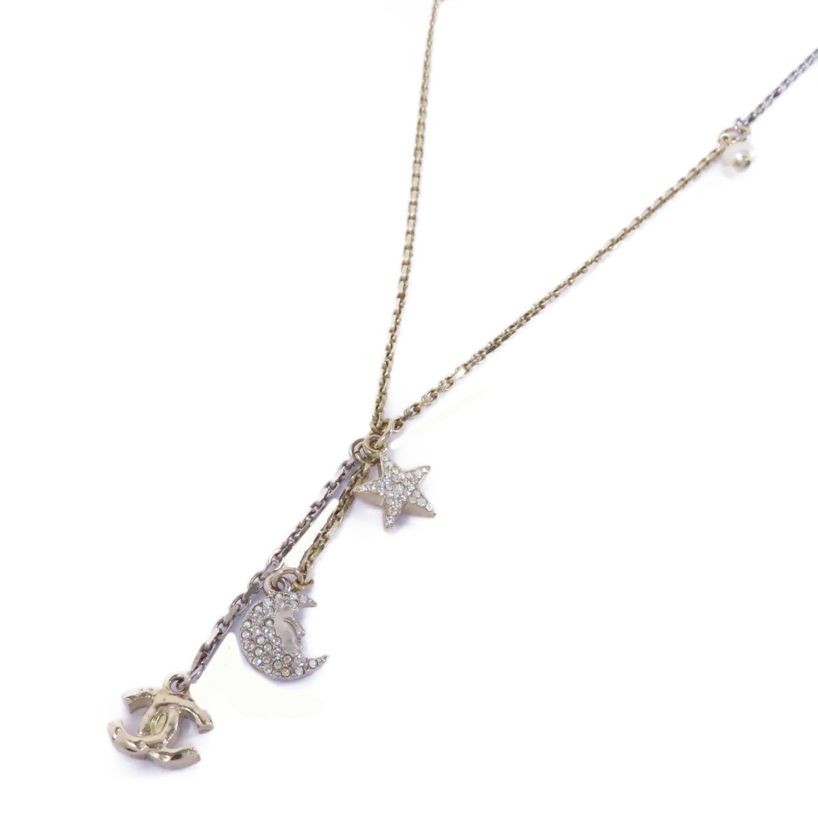 CHANEL PVC/金屬Necklace項鍊透明/金色