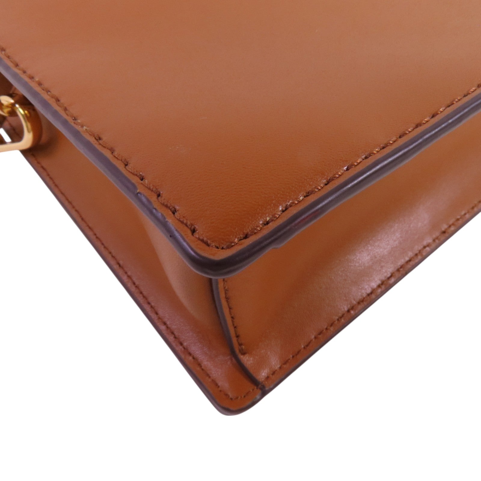 Michael Kors 塗層帆布Shoulder Bag金扣鏈帶肩背袋