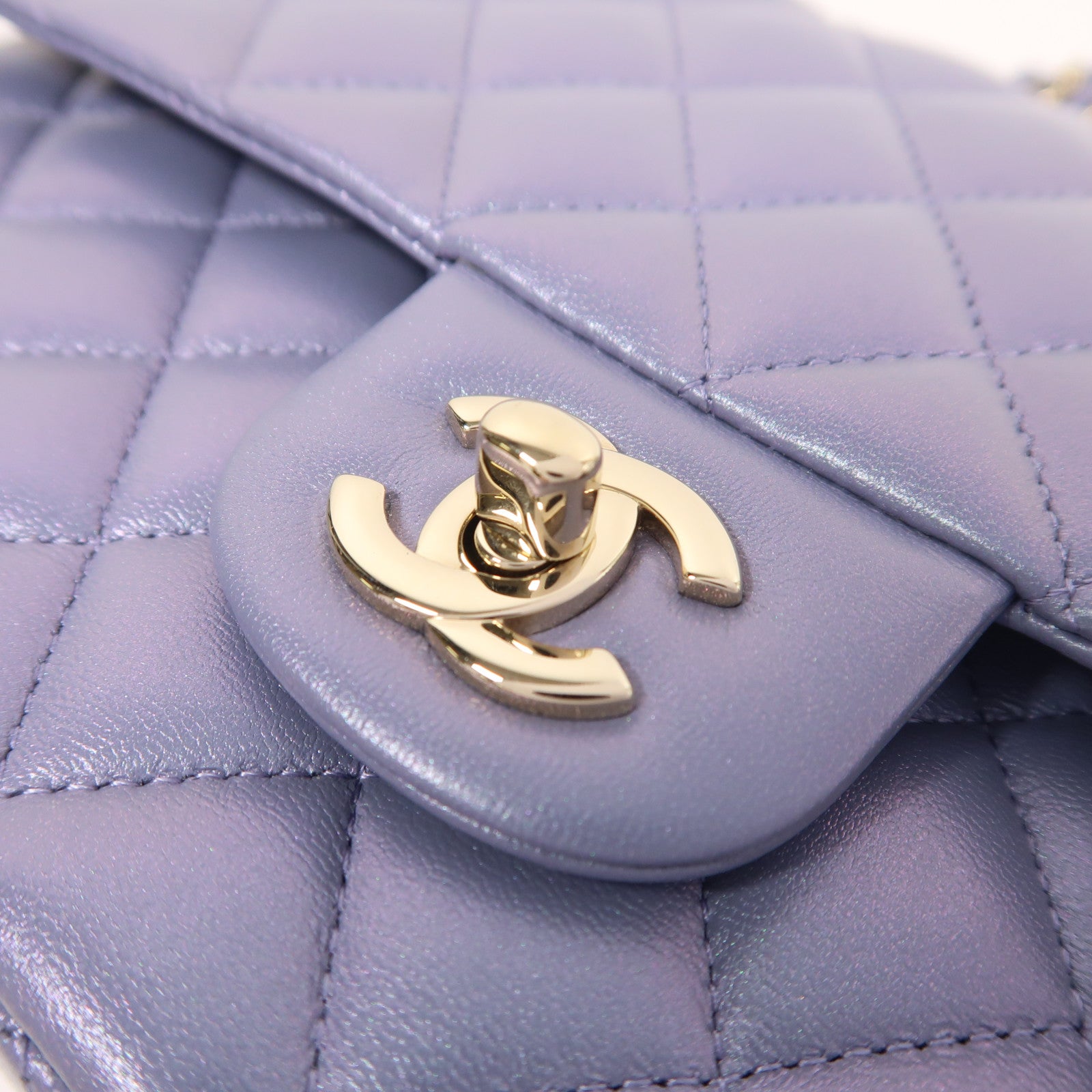 CHANEL 羊皮皮革Classic 25金扣鏈帶肩背袋