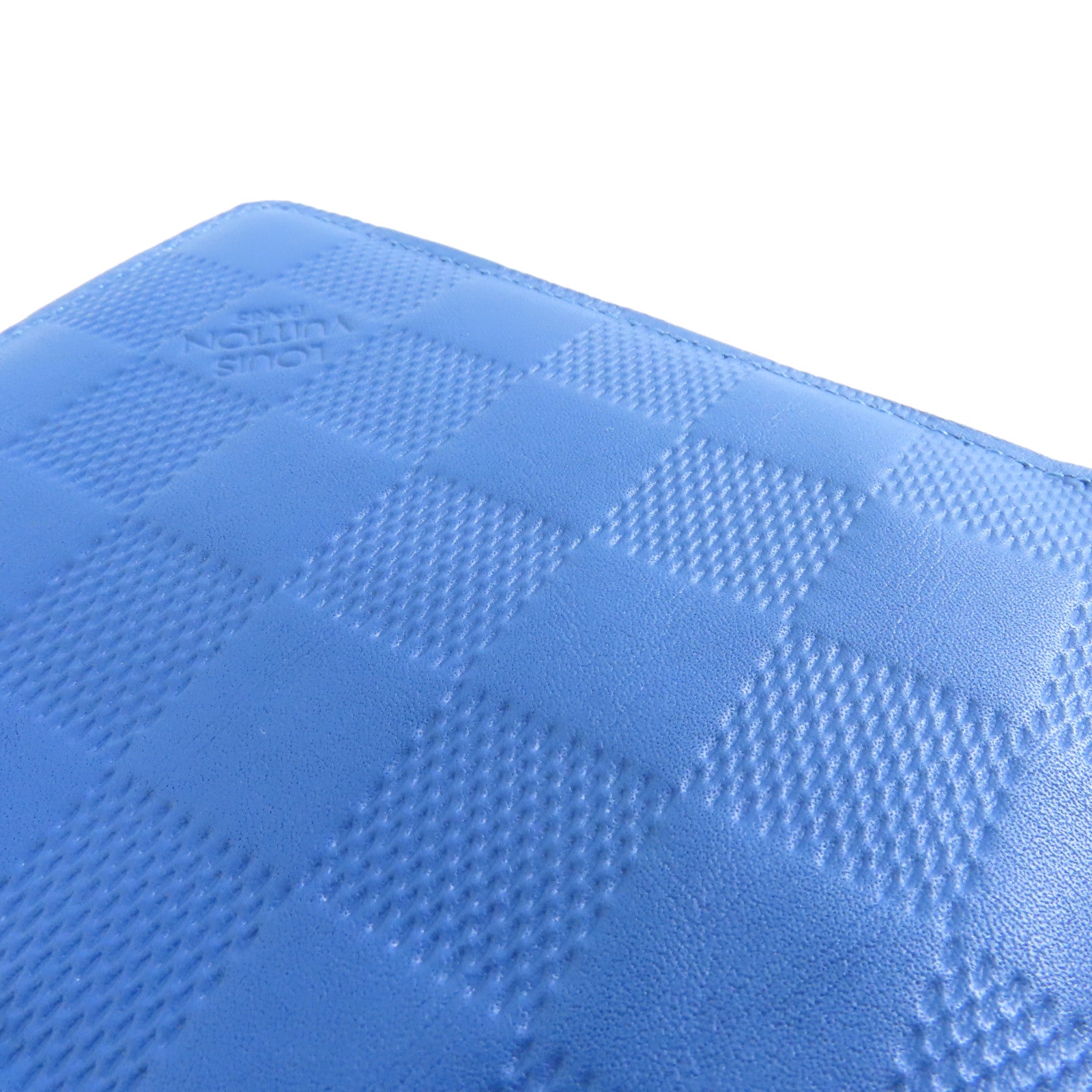 LOUIS VUITTON Damier Infini Multiple Wallet錢包藍色
