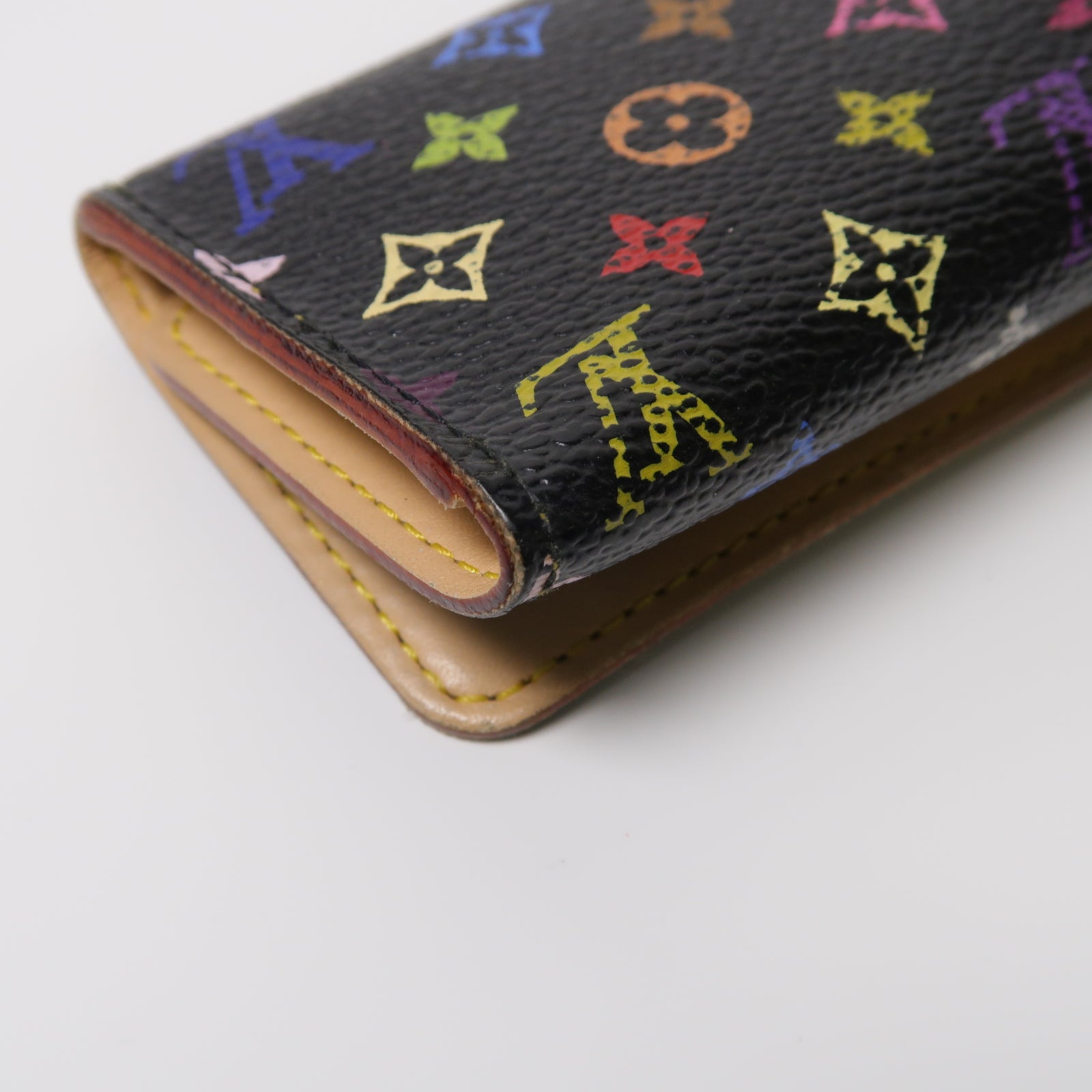 LOUIS VUITTON 【激減優惠】Monogram Multicolore Multicles 4 Key Holder金扣鎖匙包黑色/彩色