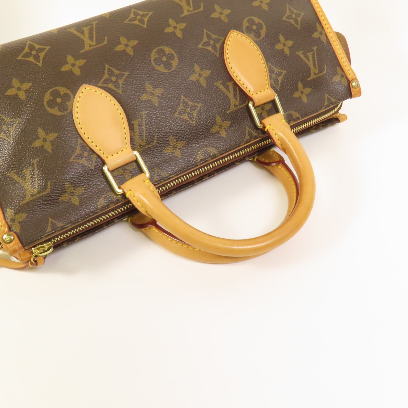 LOUIS VUITTON Monogram Popincourt金扣手挽袋